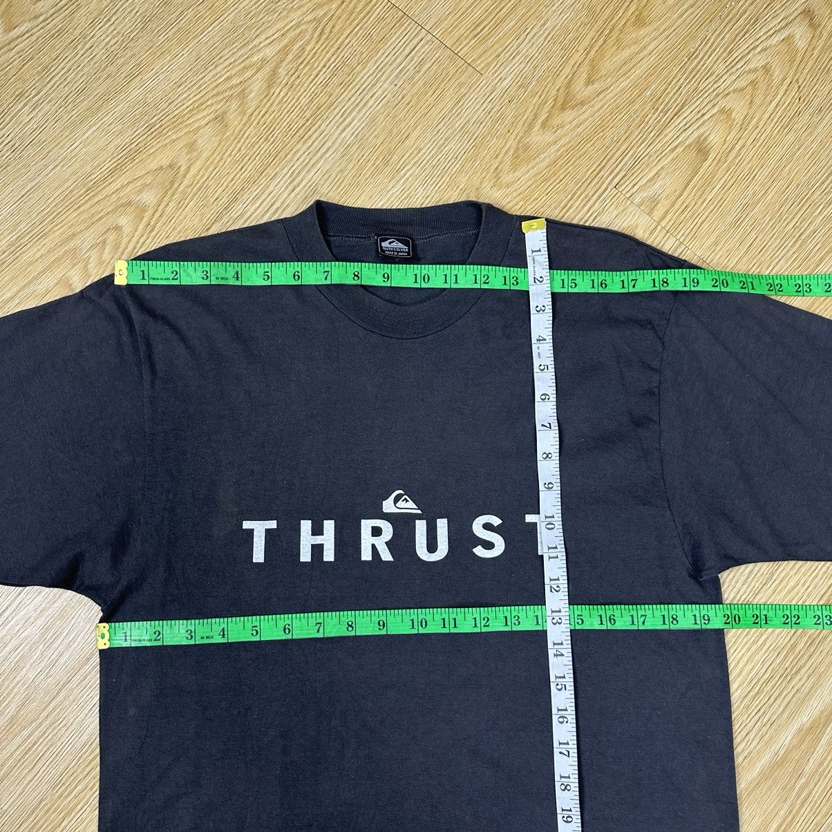 Quiksilver Vintage 90s Quiksilver Thrust Center Logo Tshirt A759 Size US M / EU 48-50 / 2 - 5 Thumbnail