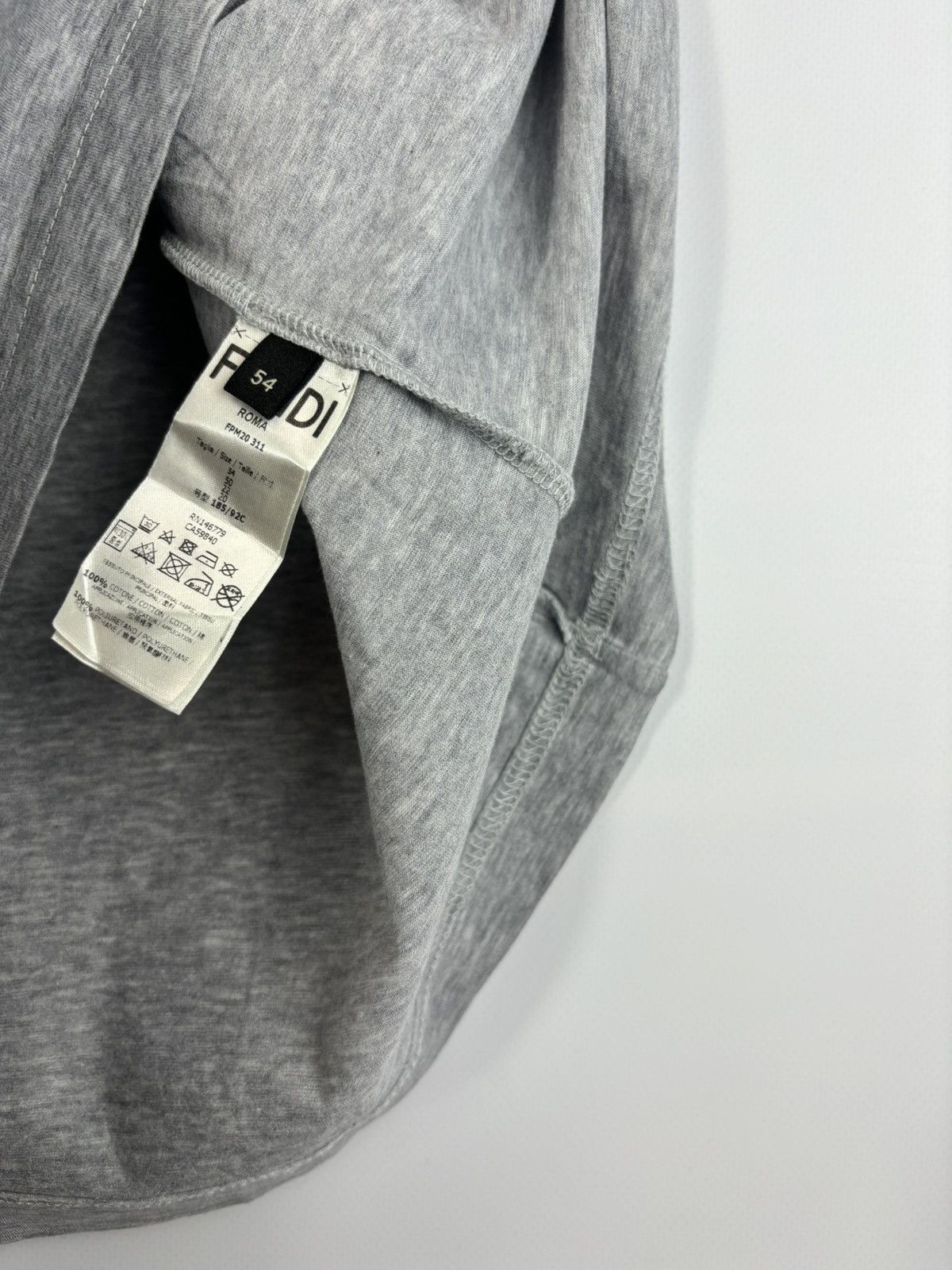Designer × Fendi Rare Fendi Tee Size US L / EU 52-54 / 3 - 4 Thumbnail