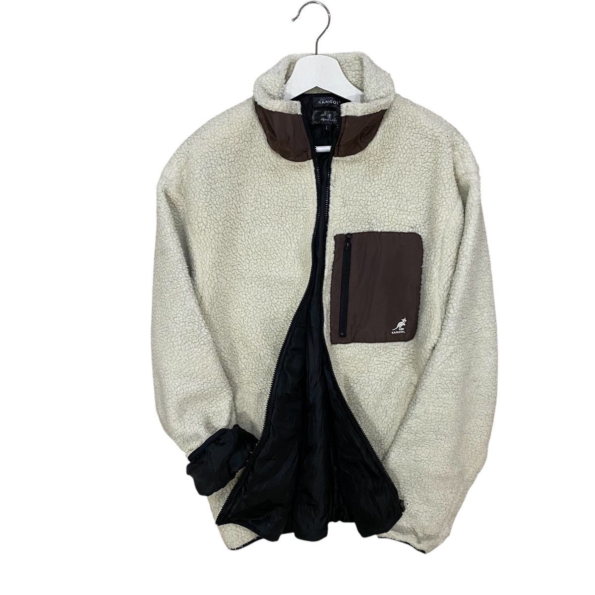 Kangol ❄️VINTAGES KANGOL MONO-MART DEEP PILED FLEECE JACKET Size US M / EU 48-50 / 2 - 7 Thumbnail