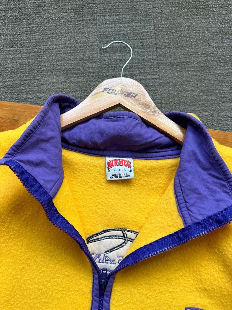 NBA VINTAGE NUTMEG NBA LAKERS HALF ZIPPER FLEECE Size US L / EU 52-54 / 3 - 5 Thumbnail