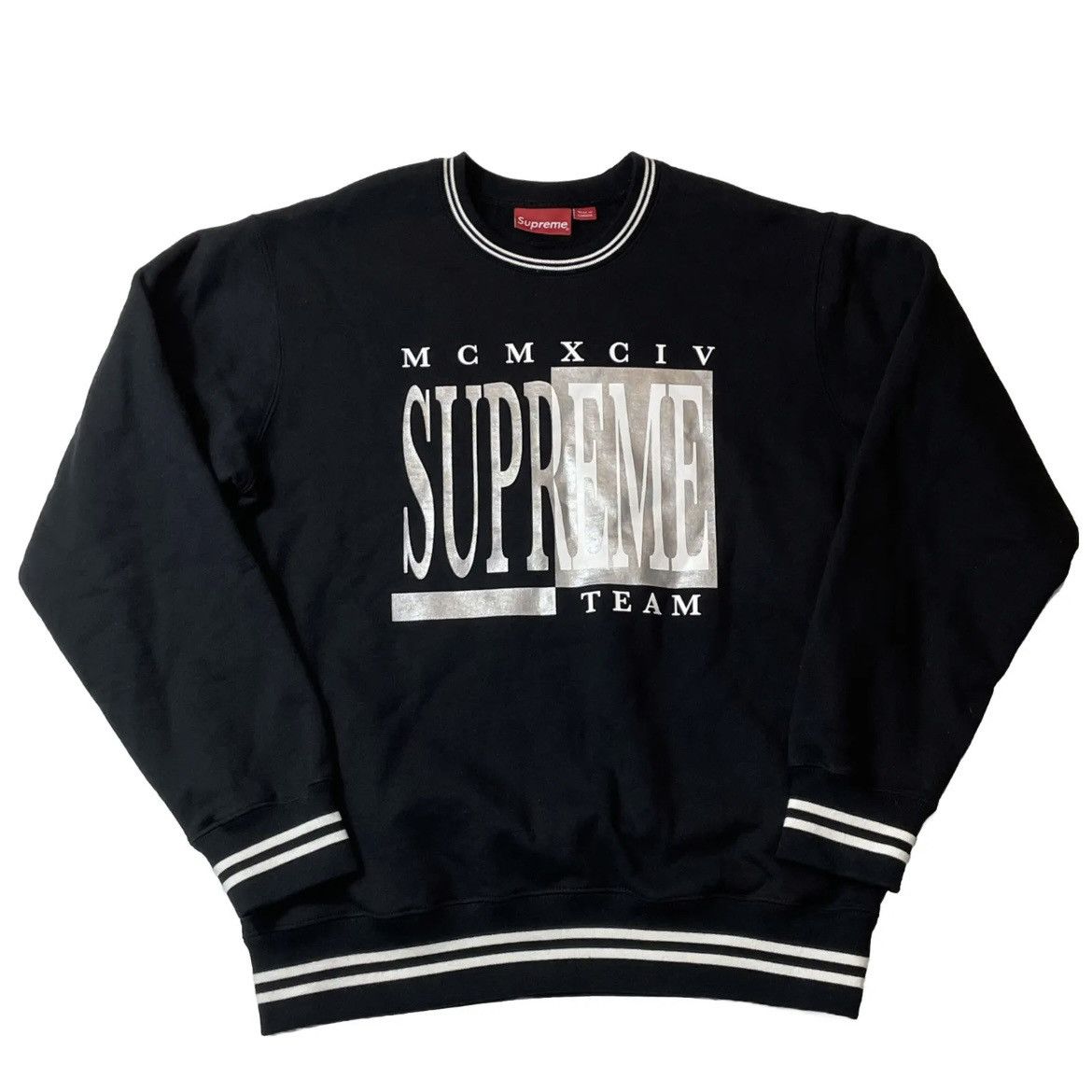 Supreme Supreme FW17 Supreme Team Fleece Lined Crewneck Sweatshirt