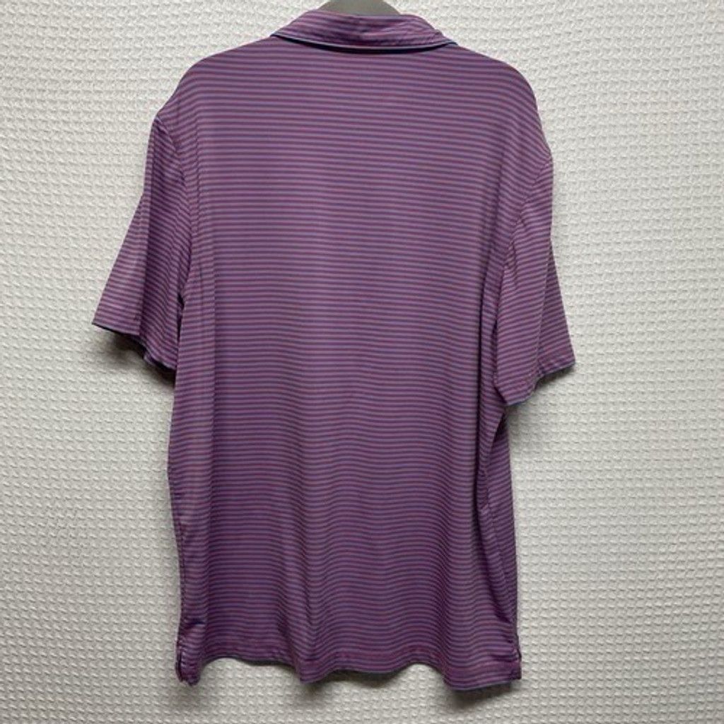 Vineyard Vines Vineyard Vines Purple/Pink Striped Polo Shirt Men XL Size US XL / EU 56 / 4 - 8 Thumbnail