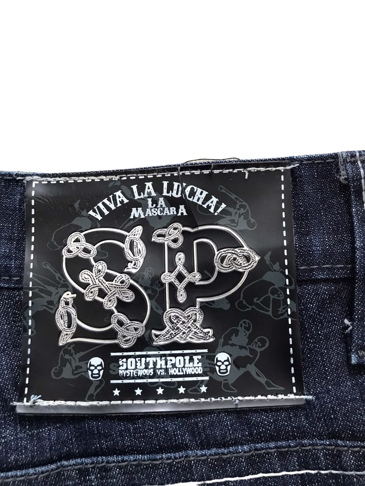 Southpole Southpole Viva La Luchai Mysterious Vs Hollywood Baggy Jeans Size US 32 / EU 48 - 14 Thumbnail