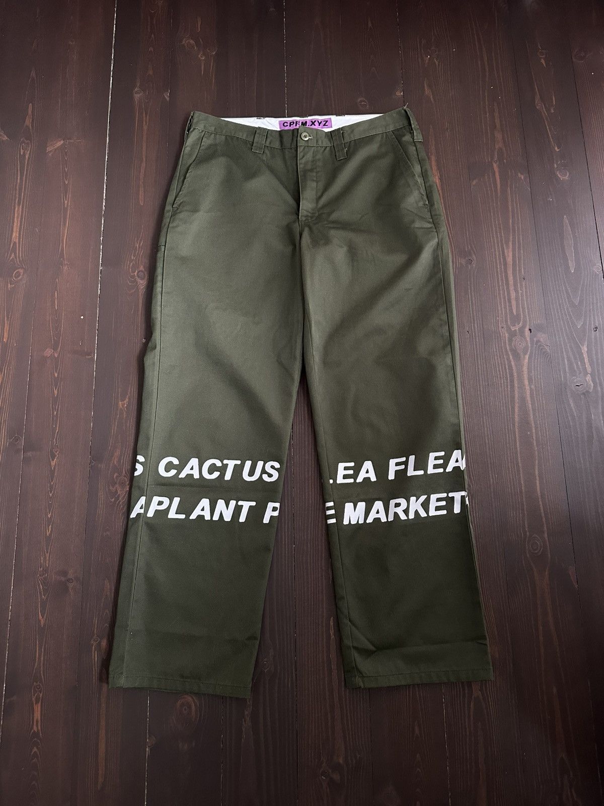 Cactus Plant Flea Market × Human Made Cactus Plant Flea Market Olive Pants Size US 33 - 8 Thumbnail