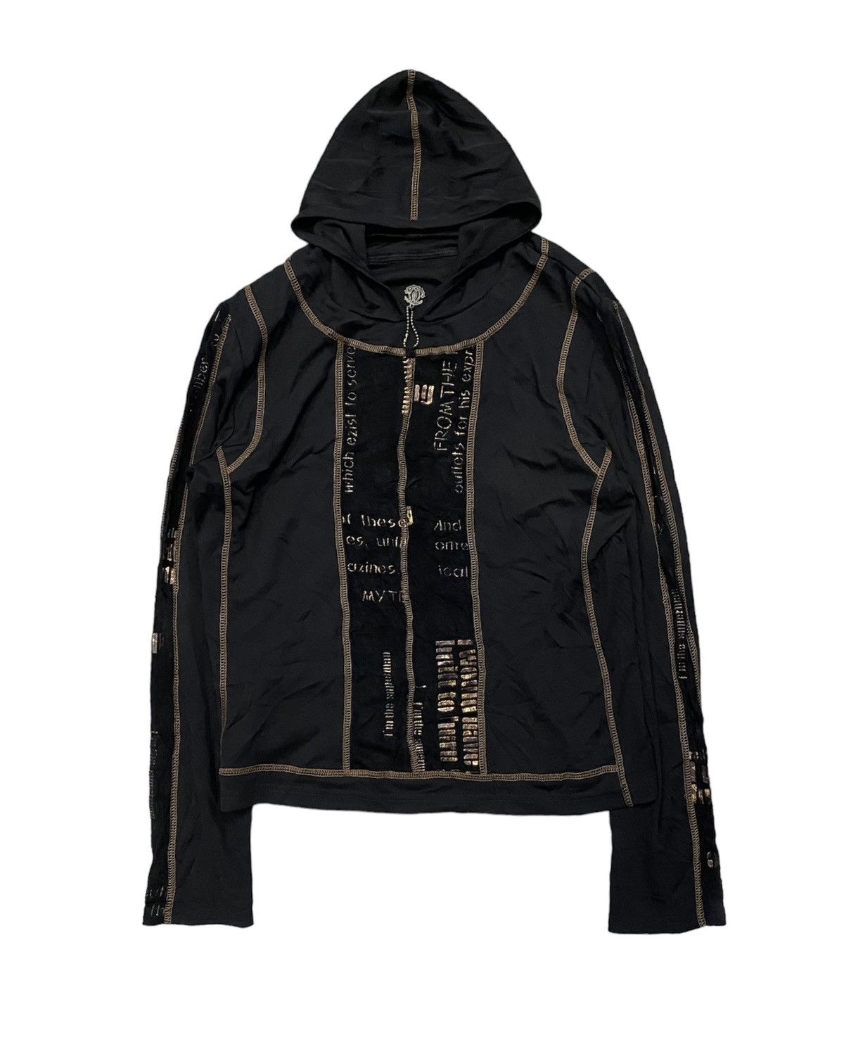 If Six Was Nine × Japanese Brand × Shellac 1990s Meunier Japan Anarcy Poem contra stitch Size S / US 4 / IT 40 - 1 Thumbnail
