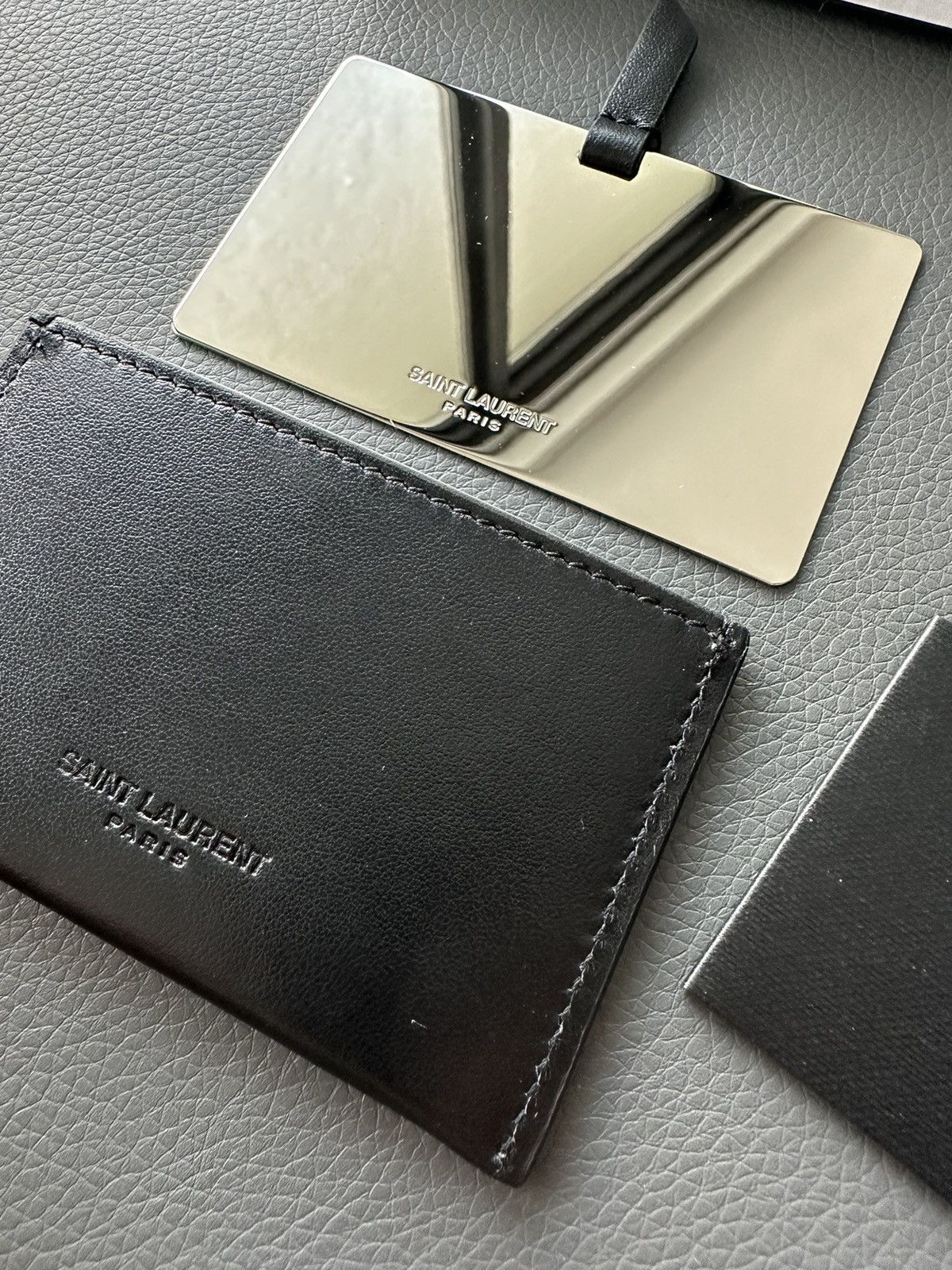 Hedi Slimane × Saint Laurent Paris × Yves Saint Laurent Brand New Saint Laurent Wallet Cardholder Size ONE SIZE - 4 Thumbnail
