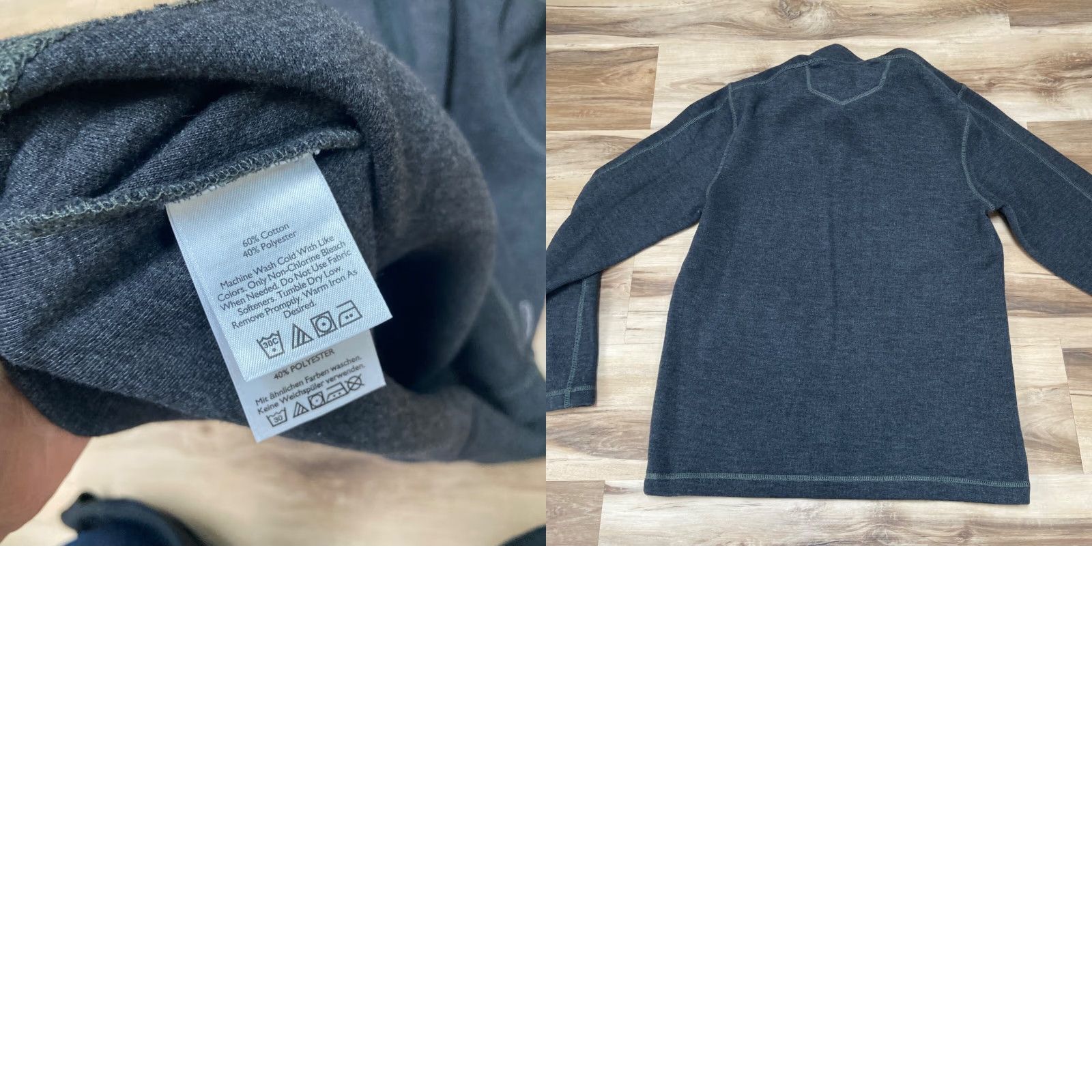 Eddie Bauer VINTAGE Eddie Bauer Sweater Mens Small 1/4 Zip Mock Neck Gray Long Sleeve Size US S / EU 44-46 / 1 - 8 Thumbnail