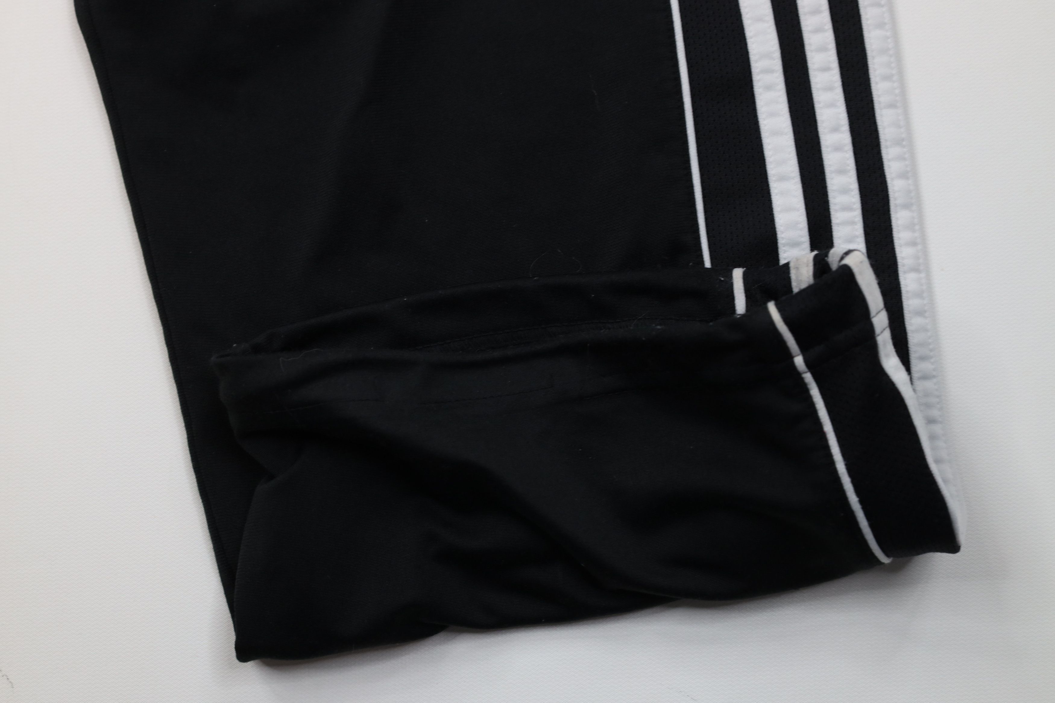 Adidas Vintage Y2K Adidas Striped Wide Leg Sweatpants Pants Black Size US 34 / EU 50 - 8 Thumbnail