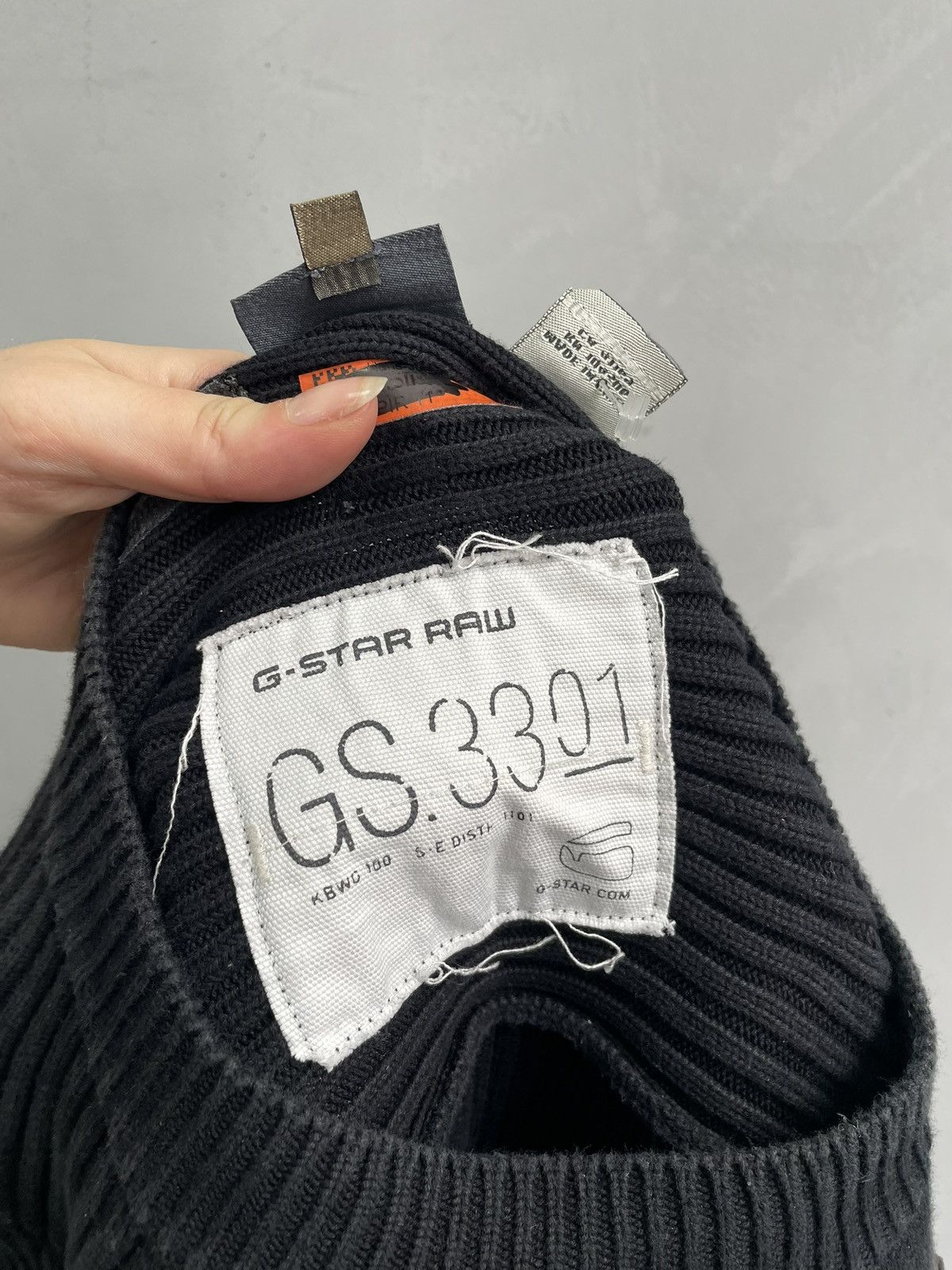 G-Star G star avant garde big logo sweater y2k Size US L / EU 52-54 / 3 - 10 Thumbnail