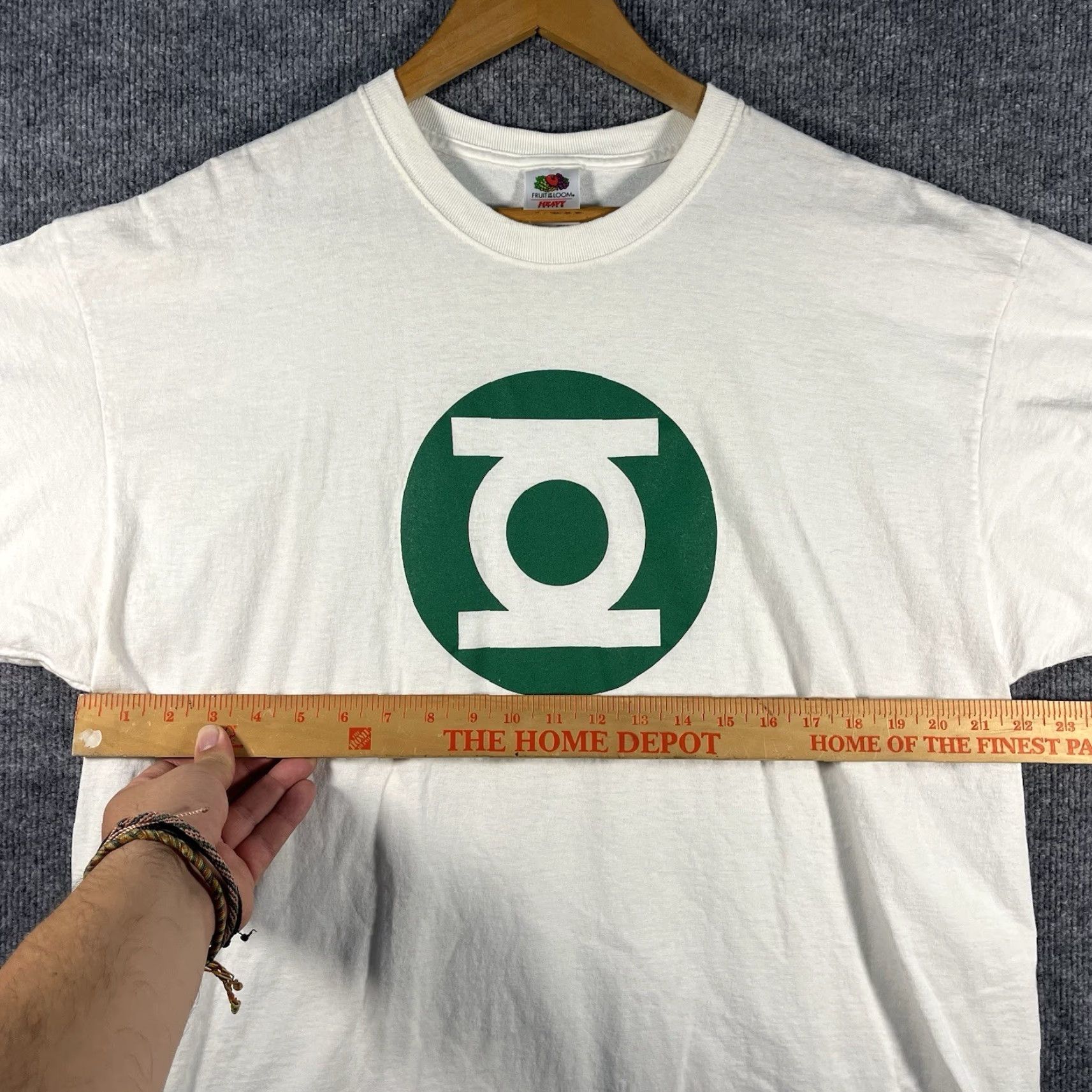 Fruit Of The Loom Vintage Green Lantern Corps Green DC Comics T-Shirt Mens 2XL White Graphitti Size US XXL / EU 58 / 5 - 4 Thumbnail