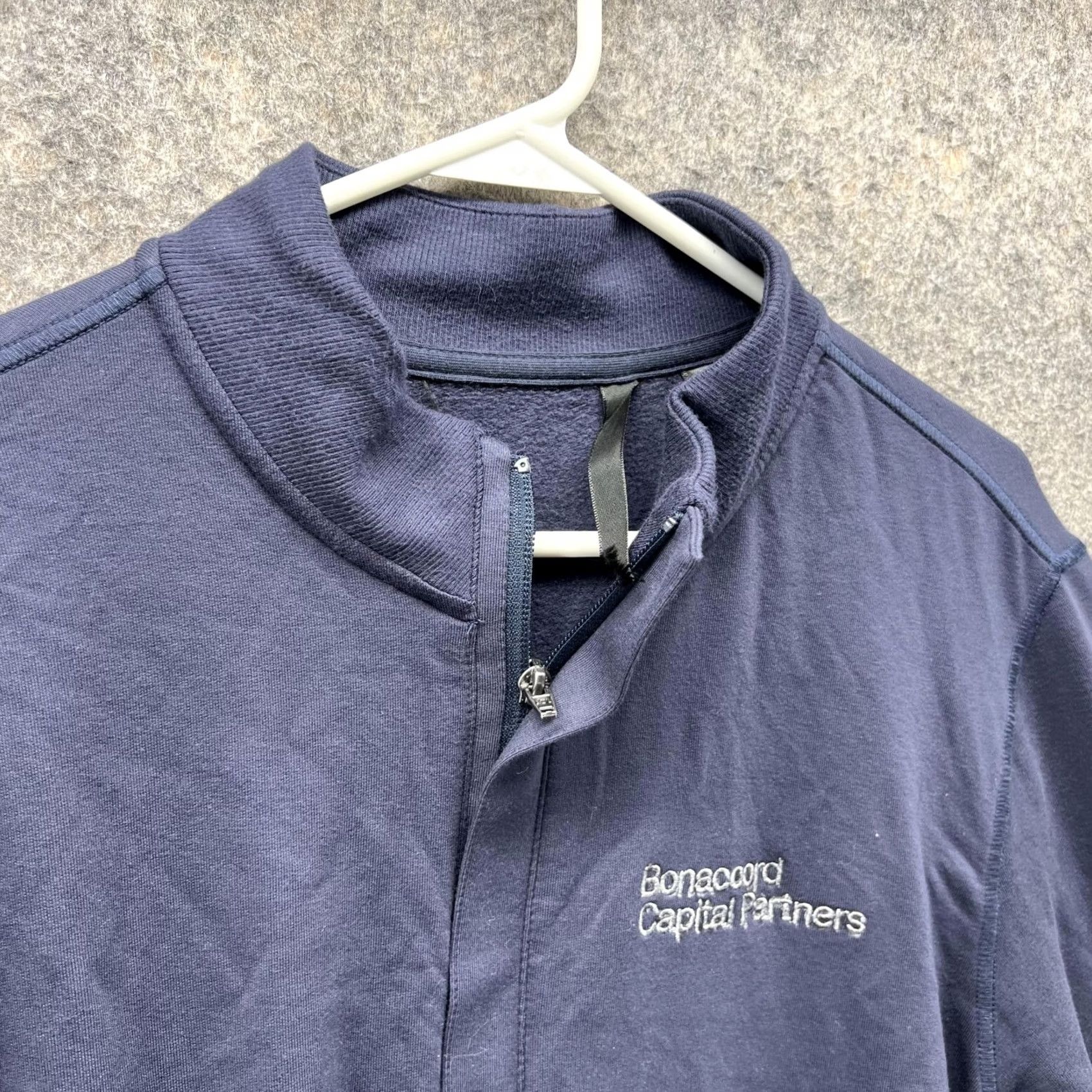 TravisMathew VINTAGE Travis Mathew Sweater Men Medium Blue Zip Sweatshirt bonaccord capital partners Size US M / EU 48-50 / 2 - 7 Thumbnail