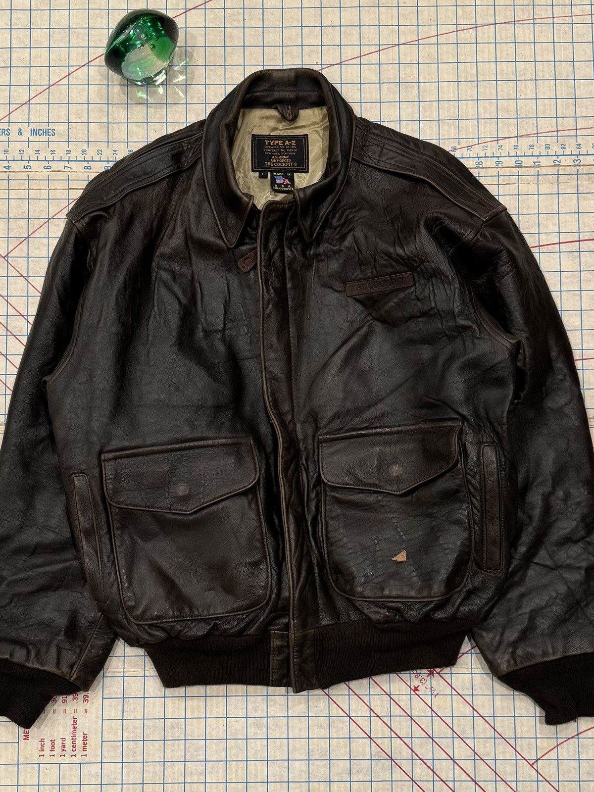 Cockpit USA The Cockpit Las Vegas Lady Type A-2 Leather Bomber Large Size US L / EU 52-54 / 3 - 6 Thumbnail