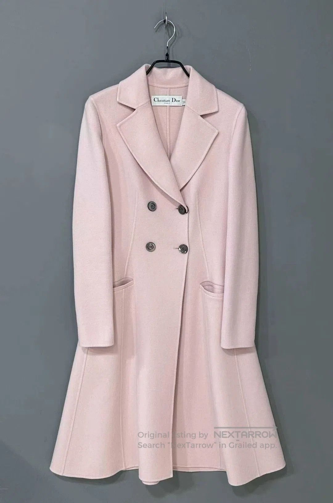 Dior Dior Pink Pure Cashmere Coat. Size US S / EU 44-46 / 1 - 1 Thumbnail