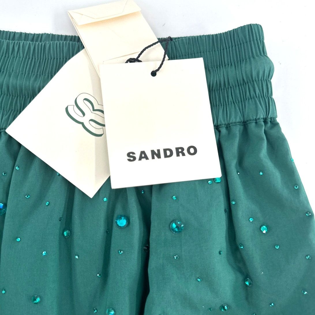 Sandro Sandro Paris Green Telaviv Shorts Size 42 Size 28" / US 6 / IT 42 - 5 Thumbnail