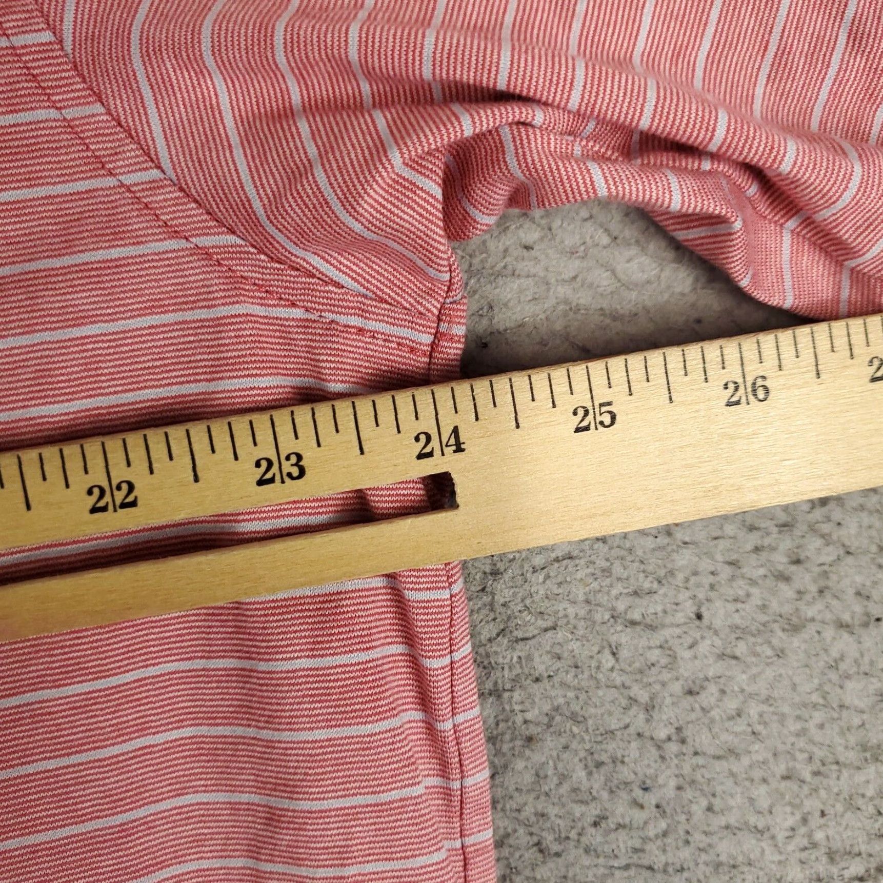 Peter Millar VINTAGE Peter Millar Polo Shirt Mens XL Pink Striped Cotton Golf Short Sleeve Men Size US XL / EU 56 / 4 - 7 Thumbnail
