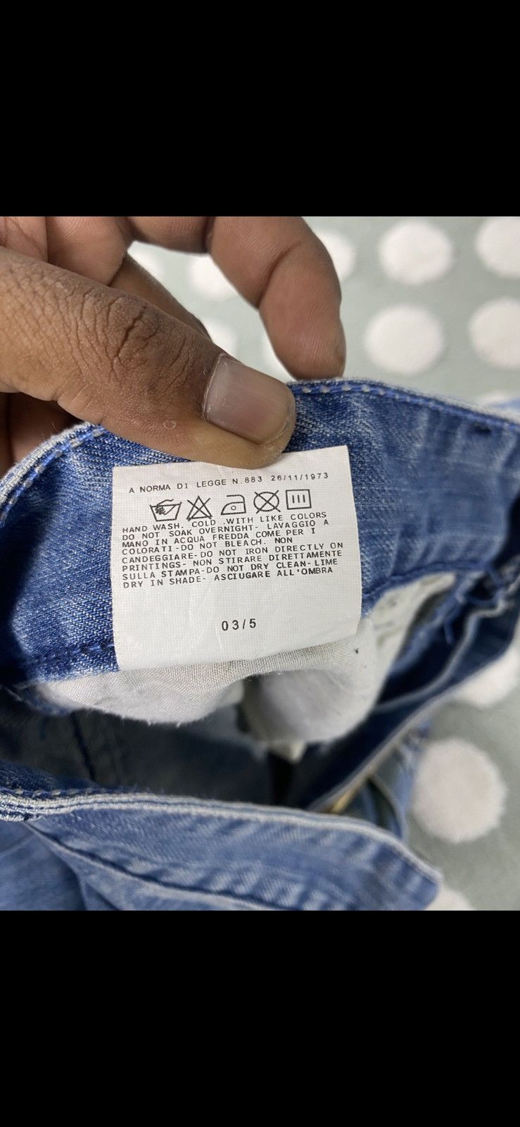 Dolce & Gabbana VINTAGE Y2K-era DOLCE &GABBANA JEANS BUTTONFLY Size US 34 / EU 50 - 20 Thumbnail
