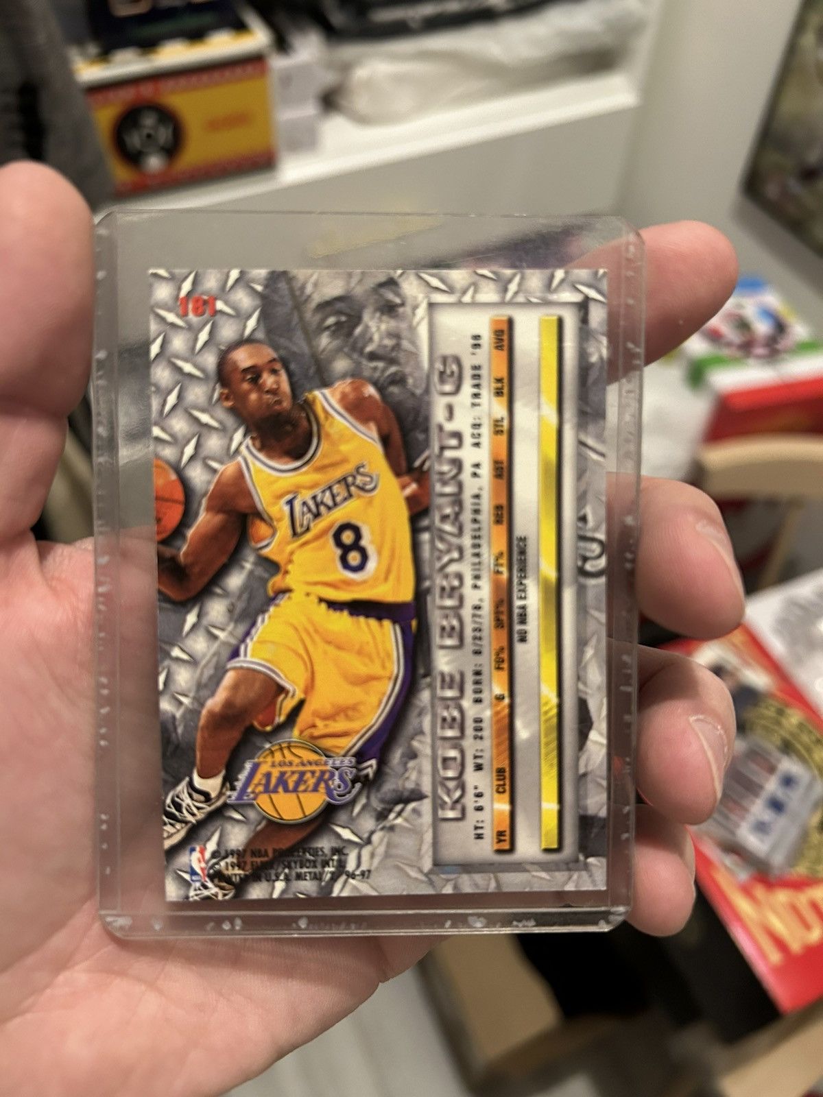 NBA × Nike Fleer Metal 96-97 Kobe Bryant Rookie card Size ONE SIZE - 2 Thumbnail