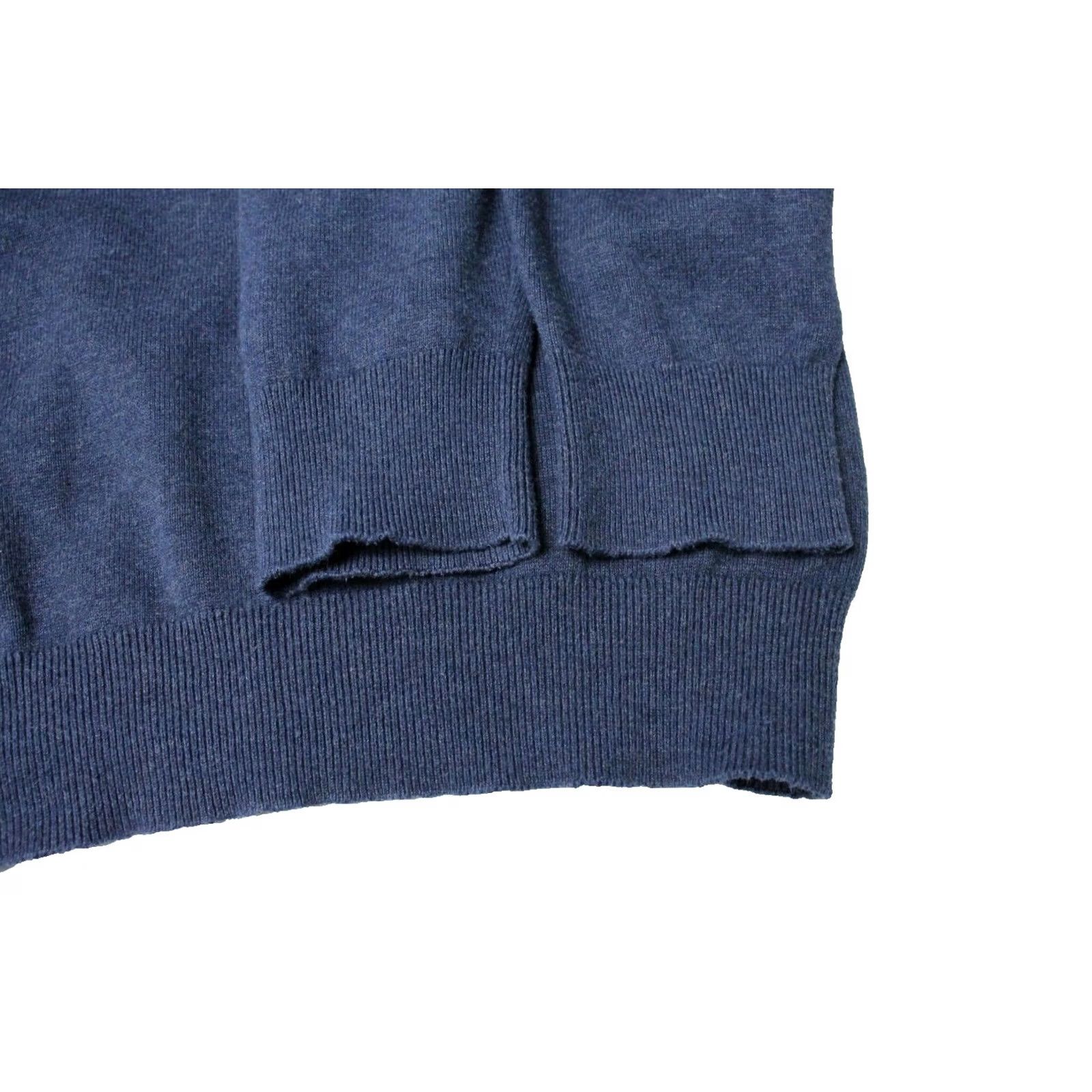 Gant GANT Premium Cotton Jumper Men MEDIUM Pullover Half Zip Melange Blue Size US M / EU 48-50 / 2 - 5 Thumbnail