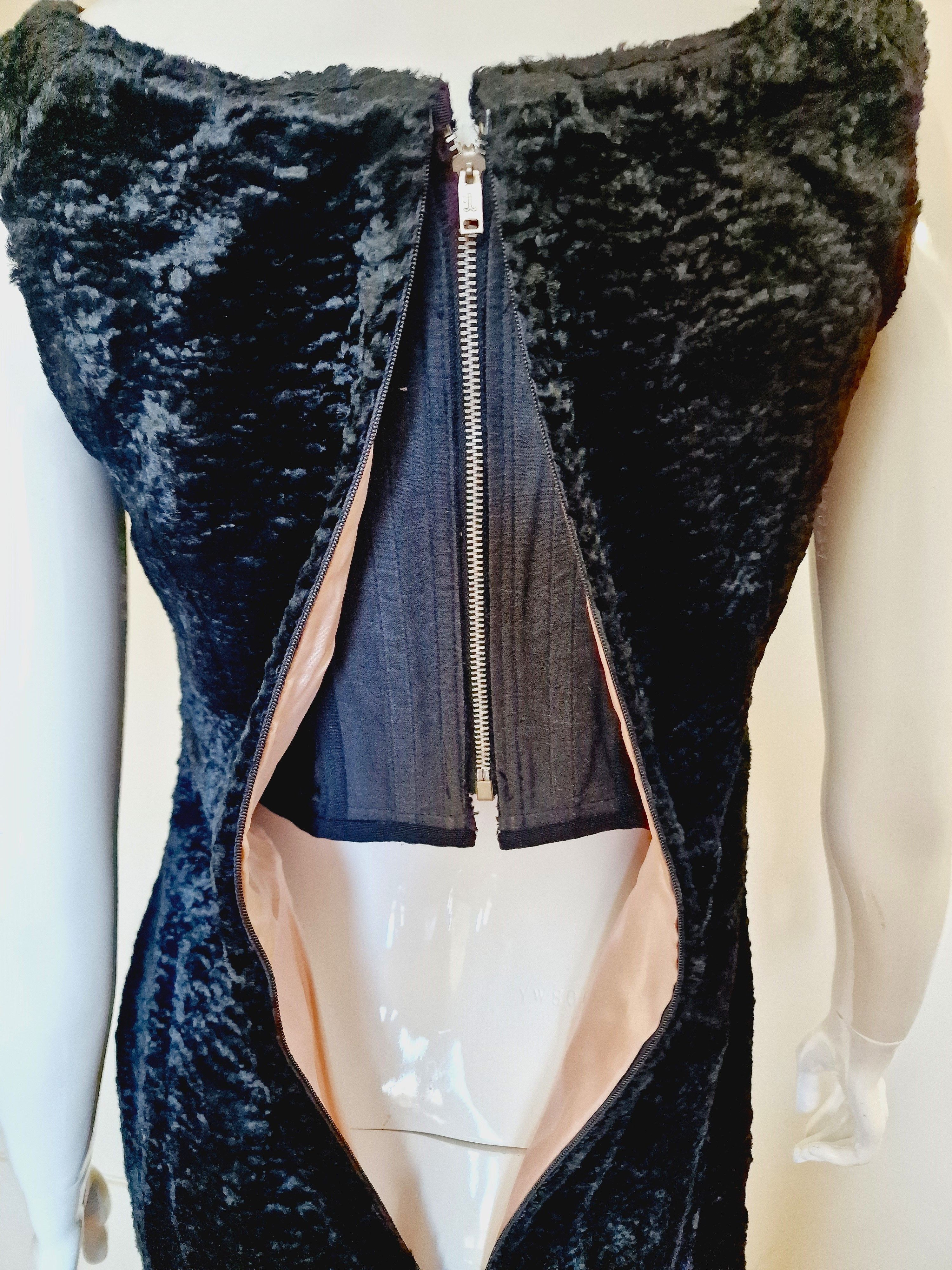 Vivienne Westwood Vivienne Westwood Faux Fur Runway F/W 1994 Corset Dress Size M / US 6-8 / IT 42-44 - 11 Thumbnail