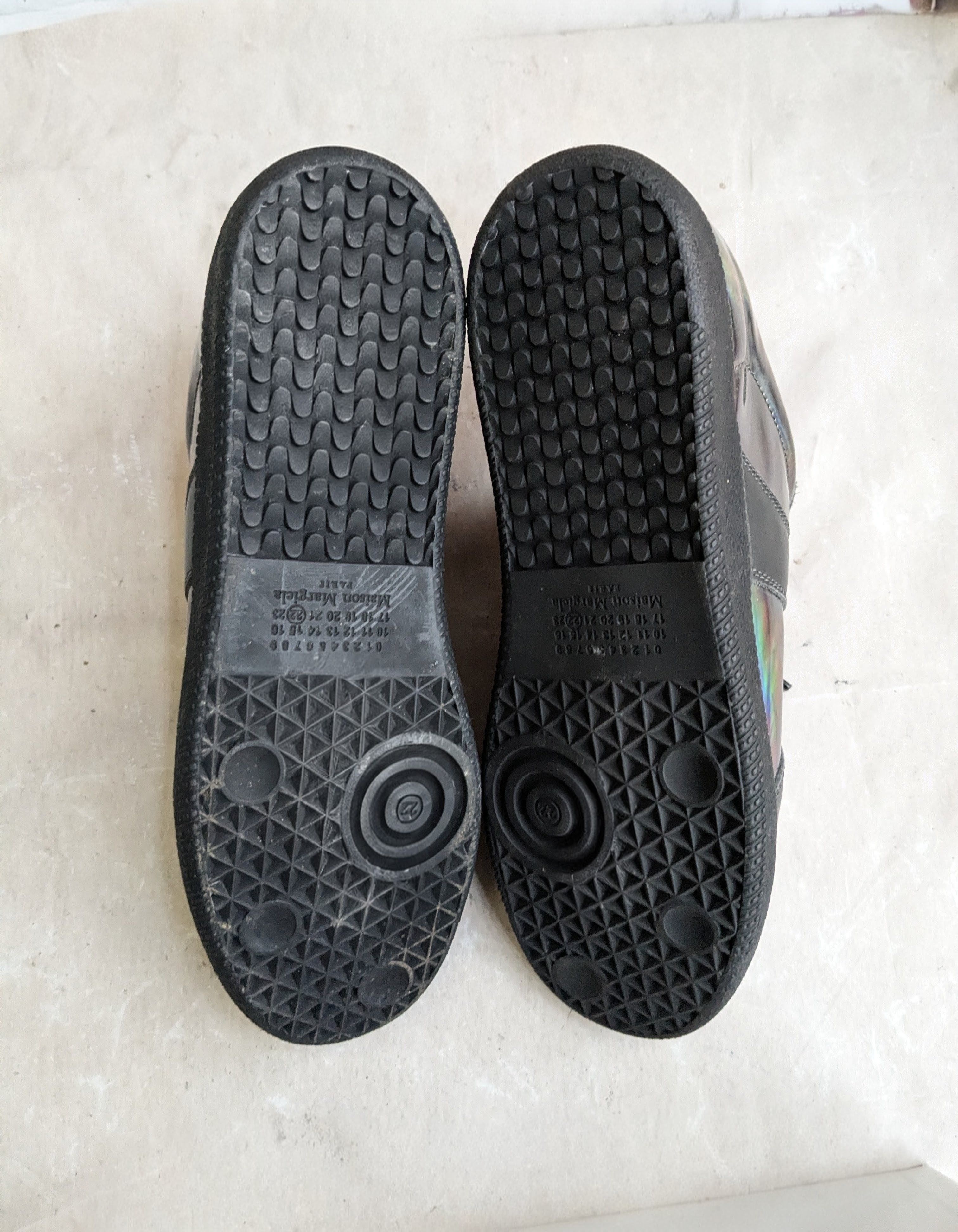 Maison Margiela Maison Margiela Replica GAT Black Silver Iridescent 11 44 Size US 11 / EU 44 - 13 Thumbnail