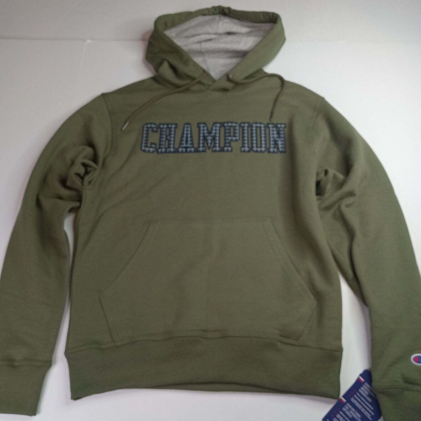Champion Champion Hoodie Men's S Small Classic Logo Olive Green Size US S / EU 44-46 / 1 - 2 Thumbnail
