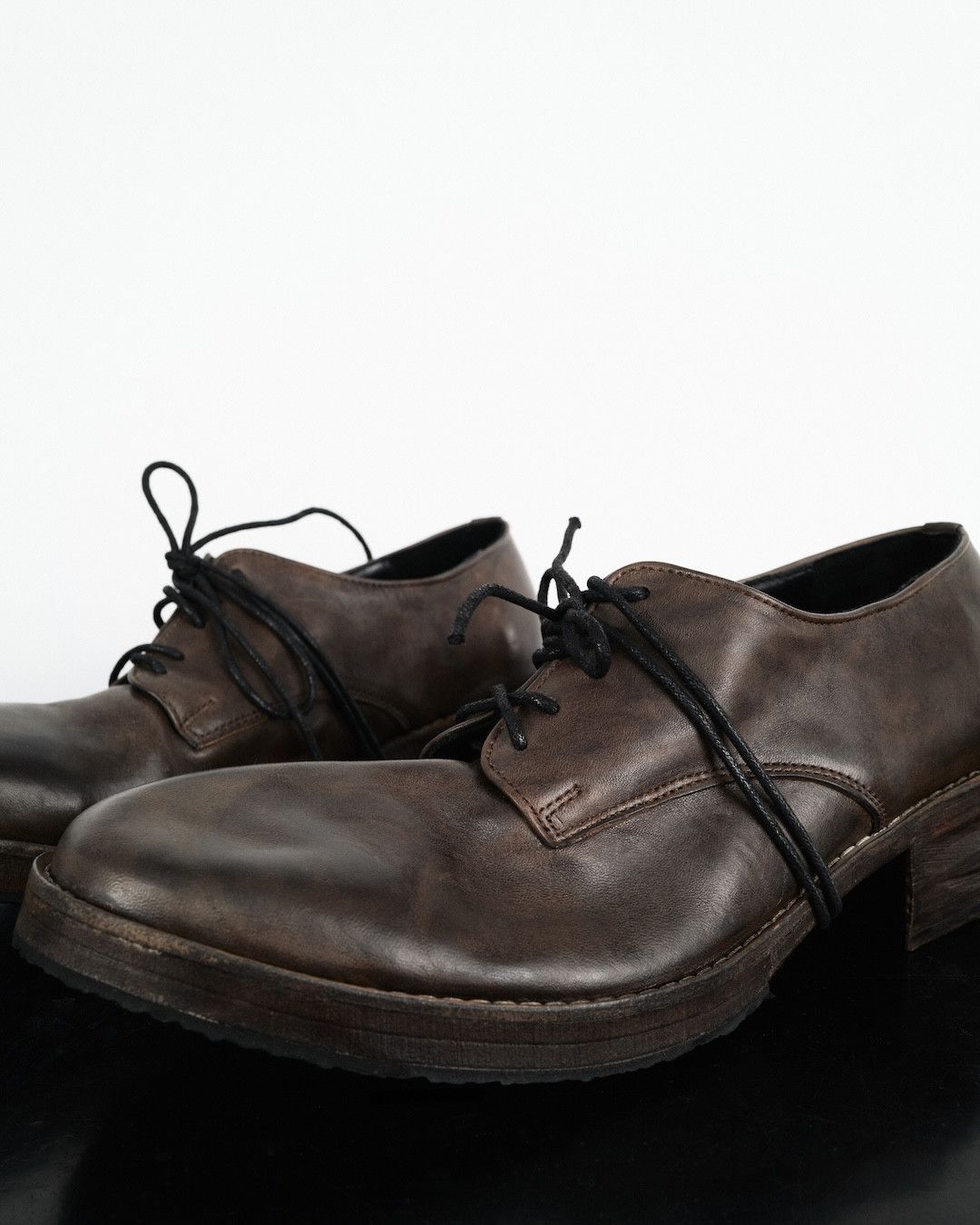 Other NKTRMNV VEG-TANNED HORSE DERBY SHOES D-H2S-VH-01 Size US 7 / EU 40 - 2 Thumbnail