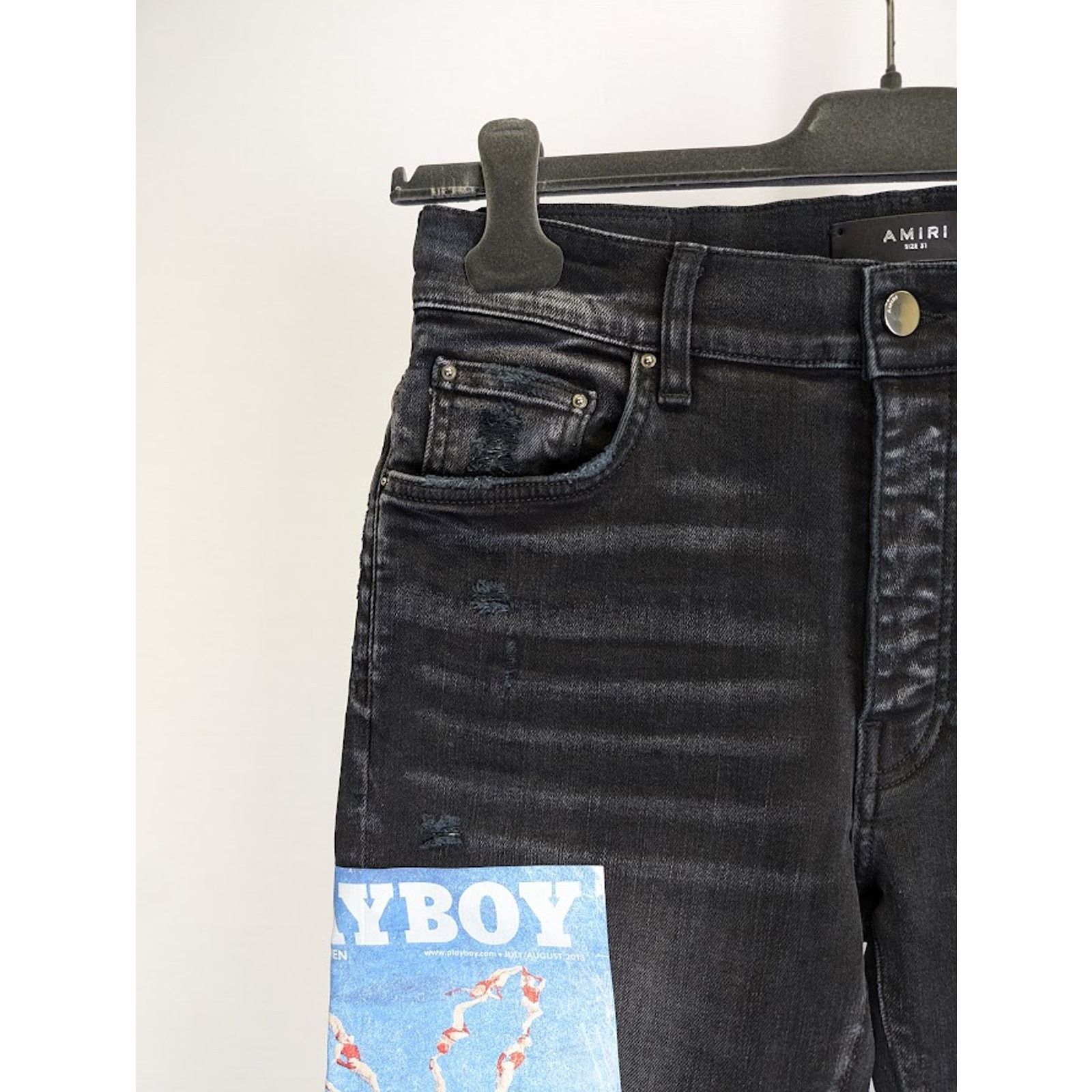 Amiri o1rshd1 Q:2 / Playboy Magazine Jean in Aged Black Size US 33 - 10 Thumbnail