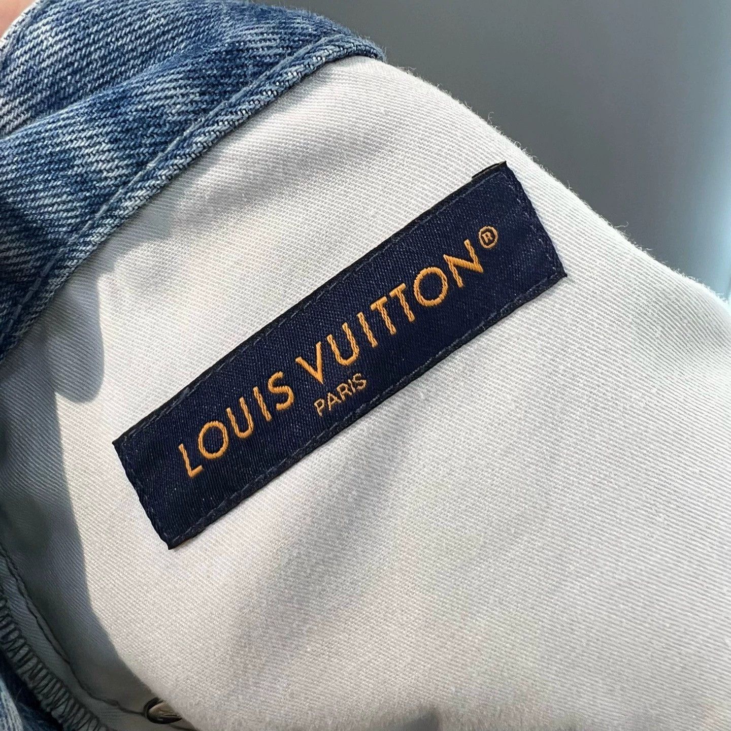Louis Vuitton 【LV】Louis Vuitton 25 New Style Patchwork Monogram Jeans Size US 34 / EU 50 - 5 Thumbnail
