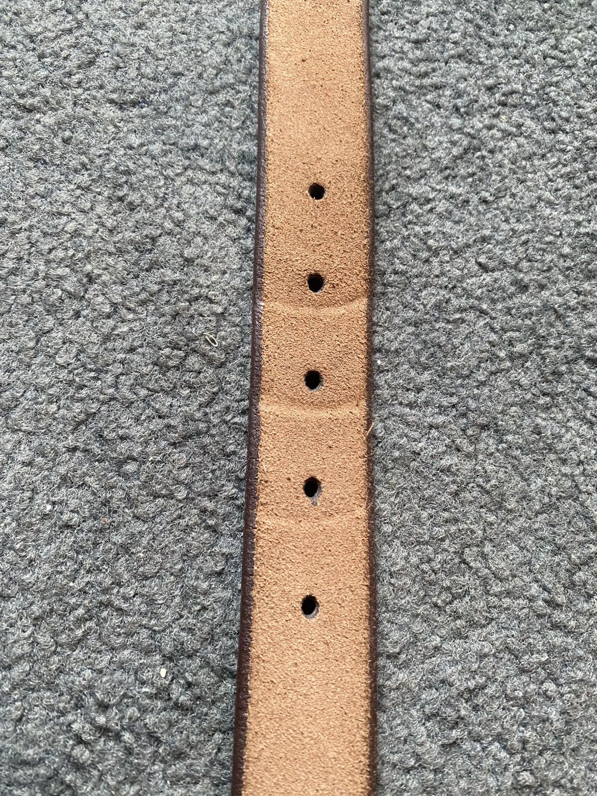 Designer × Ermenegildo Zegna ERMENEGILDO ZEGNA LEATHER BELT Size 38 - 8 Thumbnail