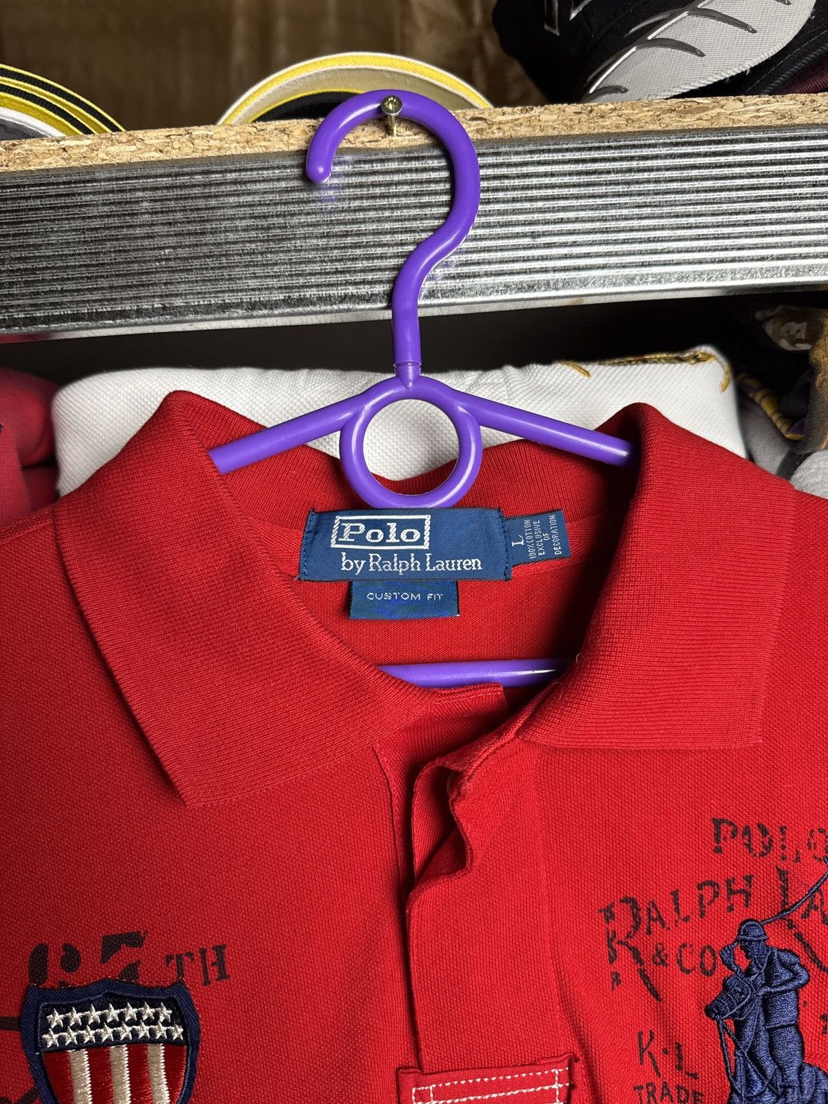 Polo Ralph Lauren Vintage Polo Ralph Lauren polo tee USA Size US L / EU 52-54 / 3 - 6 Thumbnail