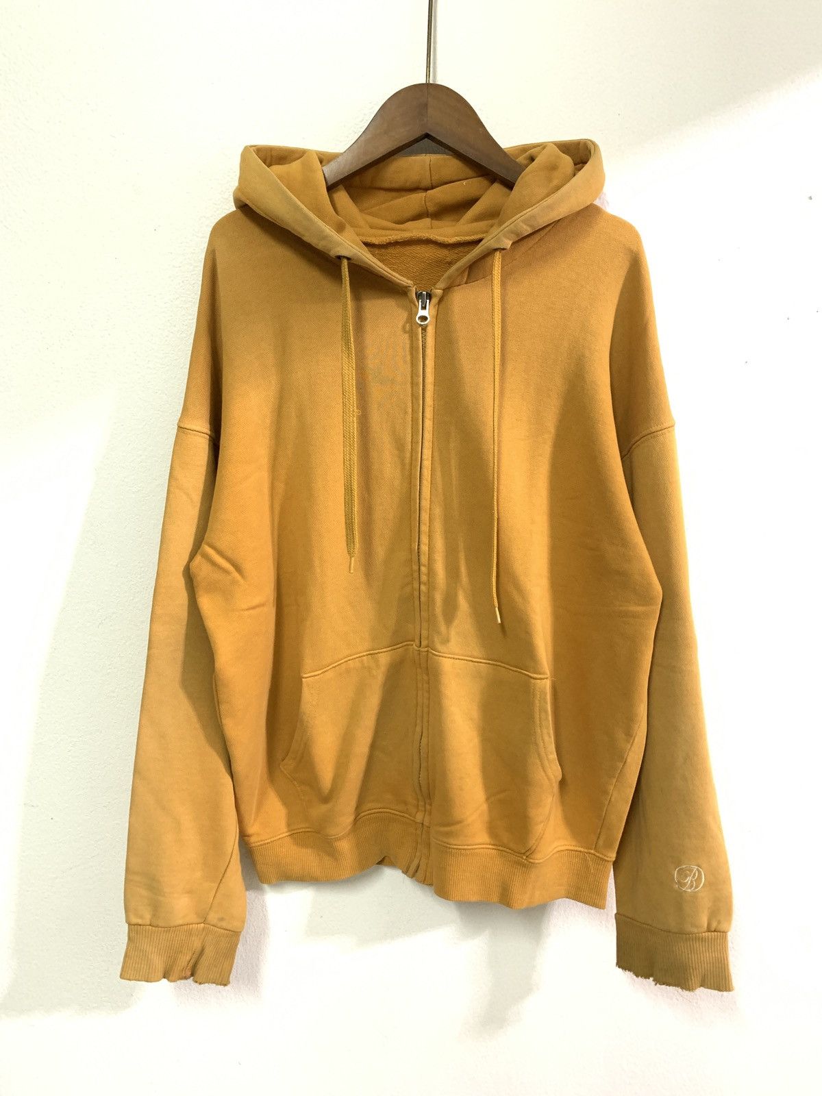 Vintage Thrashed Vintage Hoodie Zip Up Size US L / EU 52-54 / 3 - 1 Thumbnail