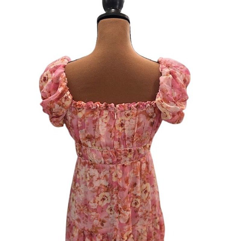 ASTR The Label ASTR “Roseline” Off Shoulder Floral Tiered Maxi Dress Size S / US 4 / IT 40 - 5 Thumbnail