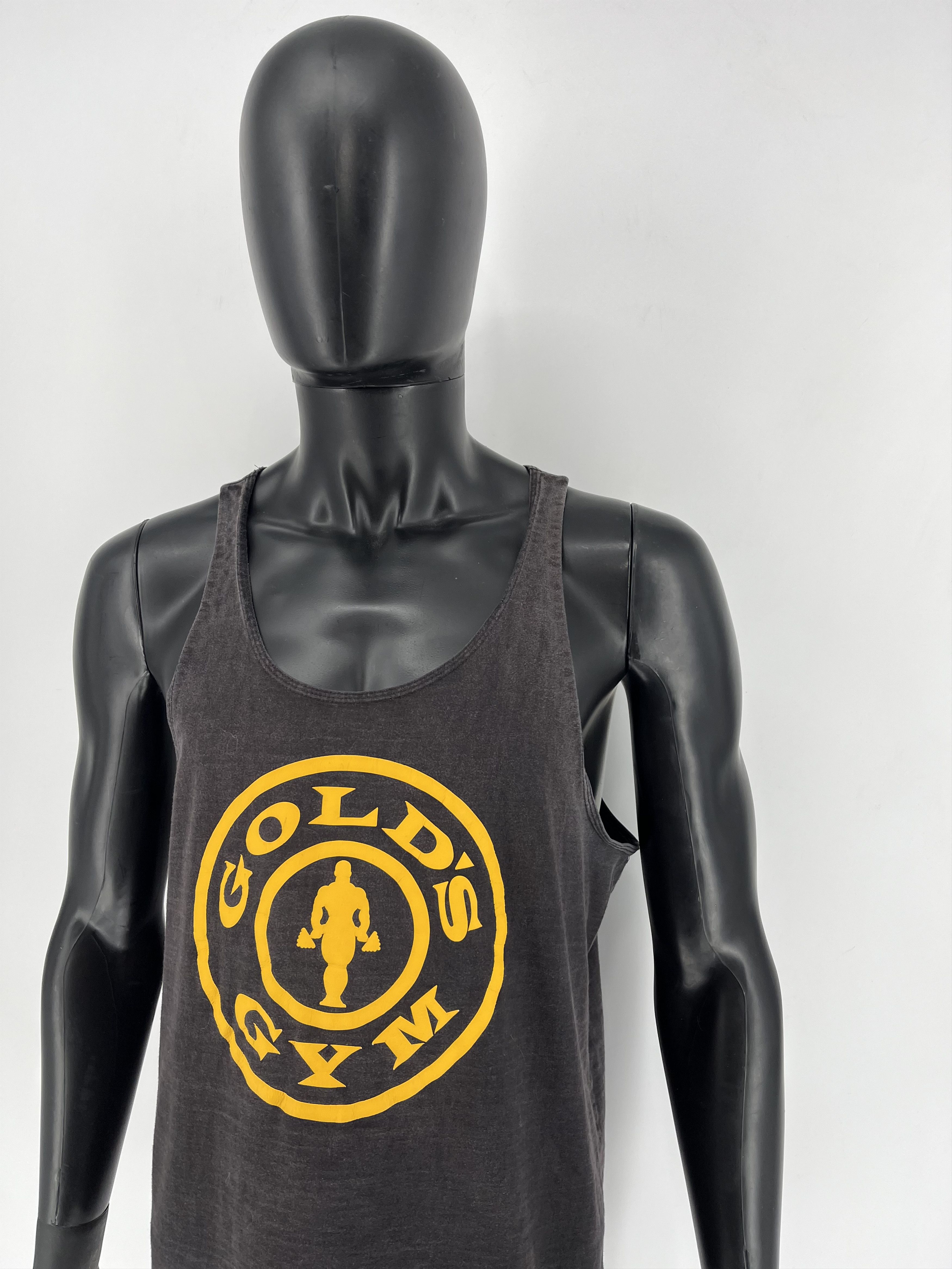 Sports Specialties Vintage 90s Gold’s Gym Red Tank Top Workout Promo Size US XL / EU 56 / 4 - 4 Thumbnail