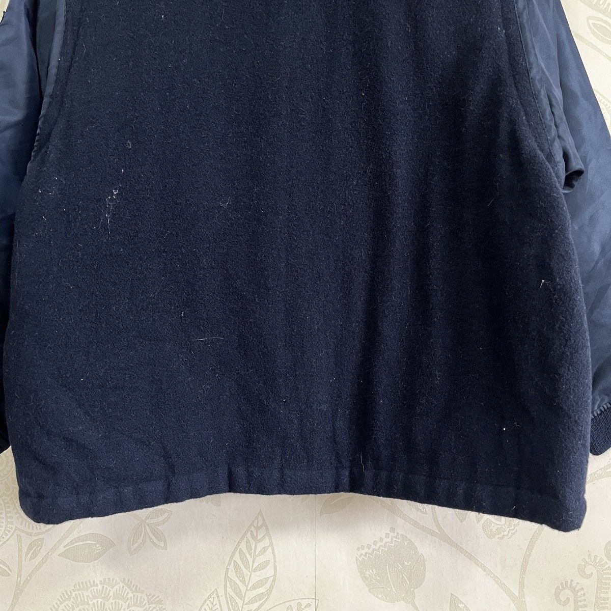 DKNY × Vintage DKNY USA Two Ways Bomber Wool Jacket Size US M / EU 48-50 / 2 - 13 Thumbnail