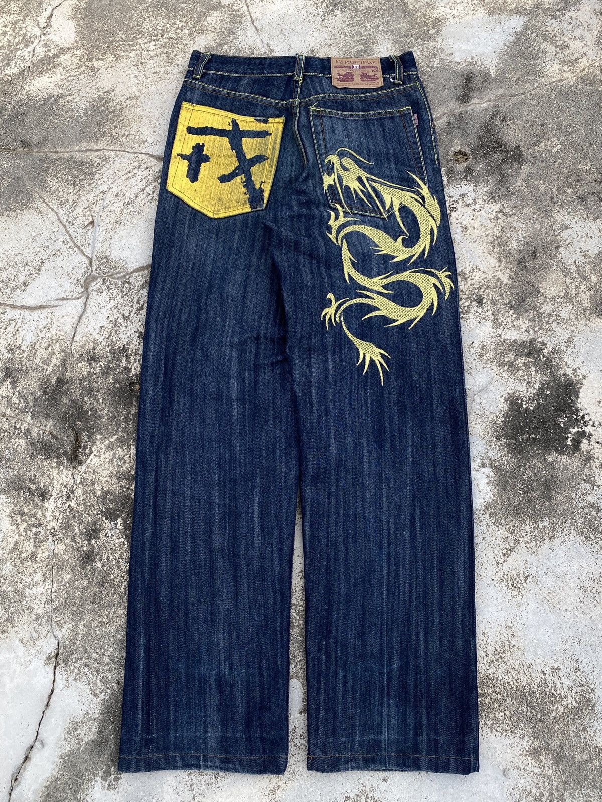 Japanese Brand Uce Point Dragon jeans Size US 29 - 1 Thumbnail