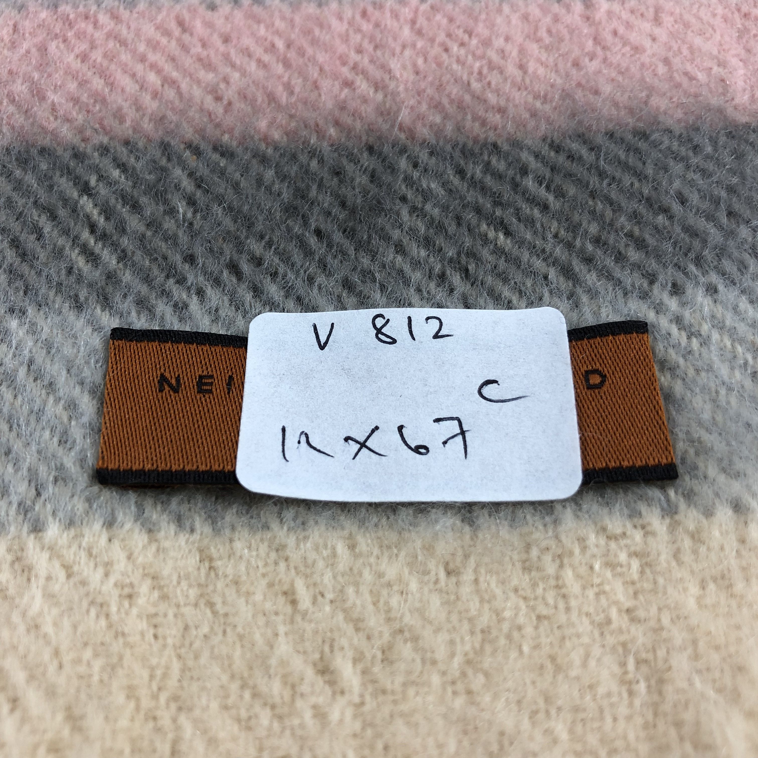 Vintage Neisha Crosland London Cashmere Scarf Muffler V812 Size ONE SIZE - 6 Thumbnail