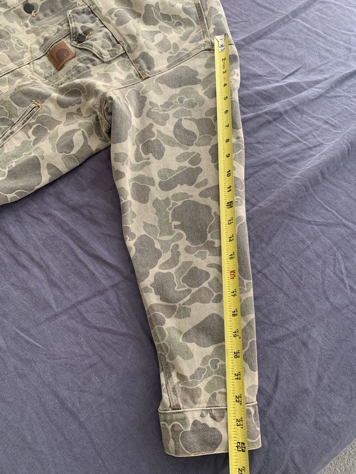Carhartt Duck Camo Hekdton Jacket (bleached) Size US M / EU 48-50 / 2 - 4 Thumbnail