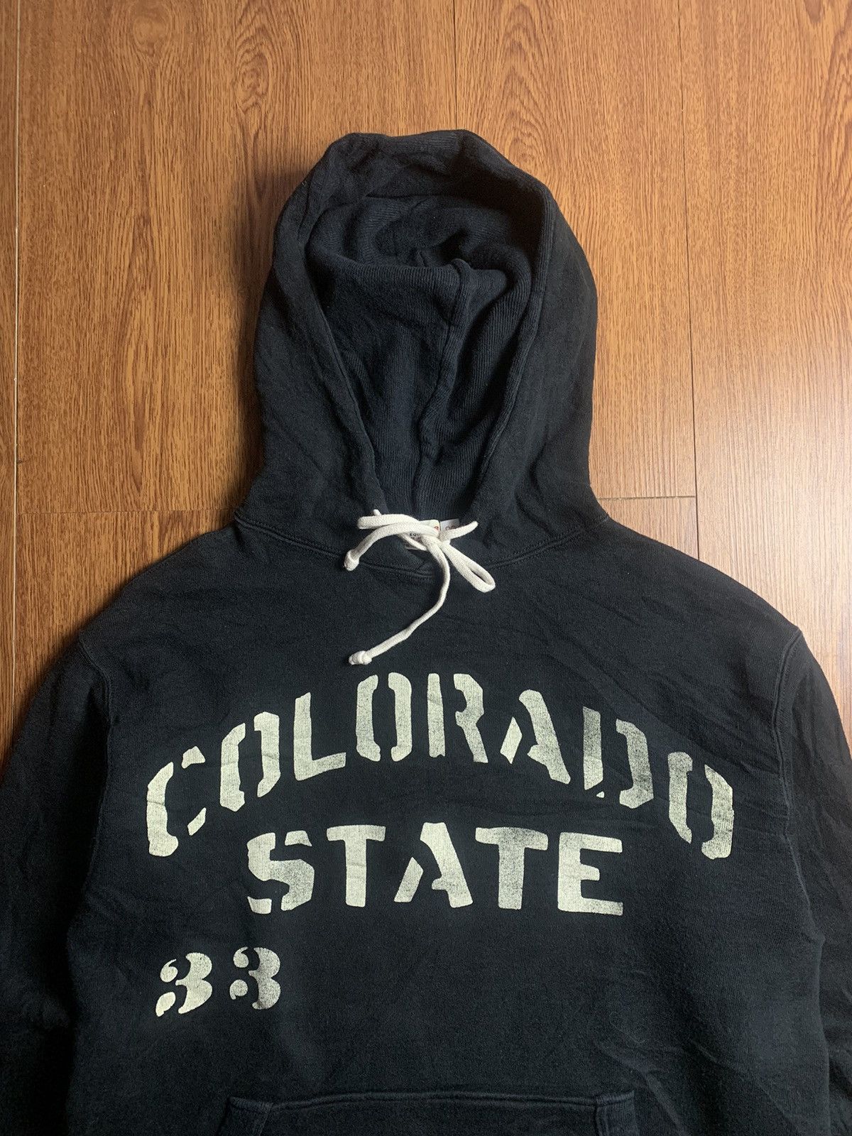 Warehouse Warehouse - Stencil Print Hoodie Size US M / EU 48-50 / 2 - 2 Thumbnail