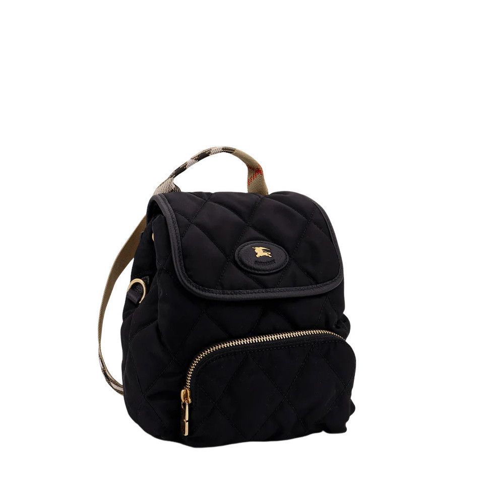 Burberry BURBERRY Horseshoe Black Backpack New Size ONE SIZE - 3 Thumbnail