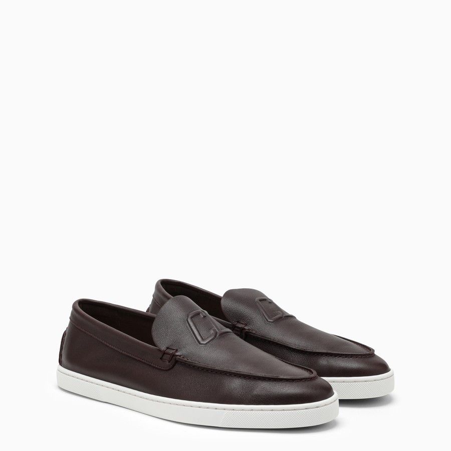 image of Christian Louboutin O1D2Blof0324 Shoes In Brown, Men's (Size 9)