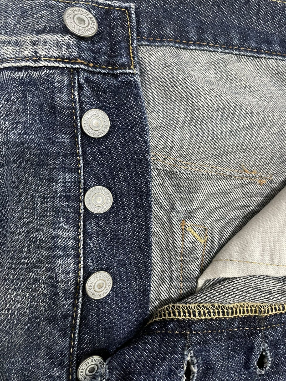 Japanese Brand Vintage Rna Inc. Skinny Madwush Faded Denim Jeans Size US 32 / EU 48 - 7 Thumbnail