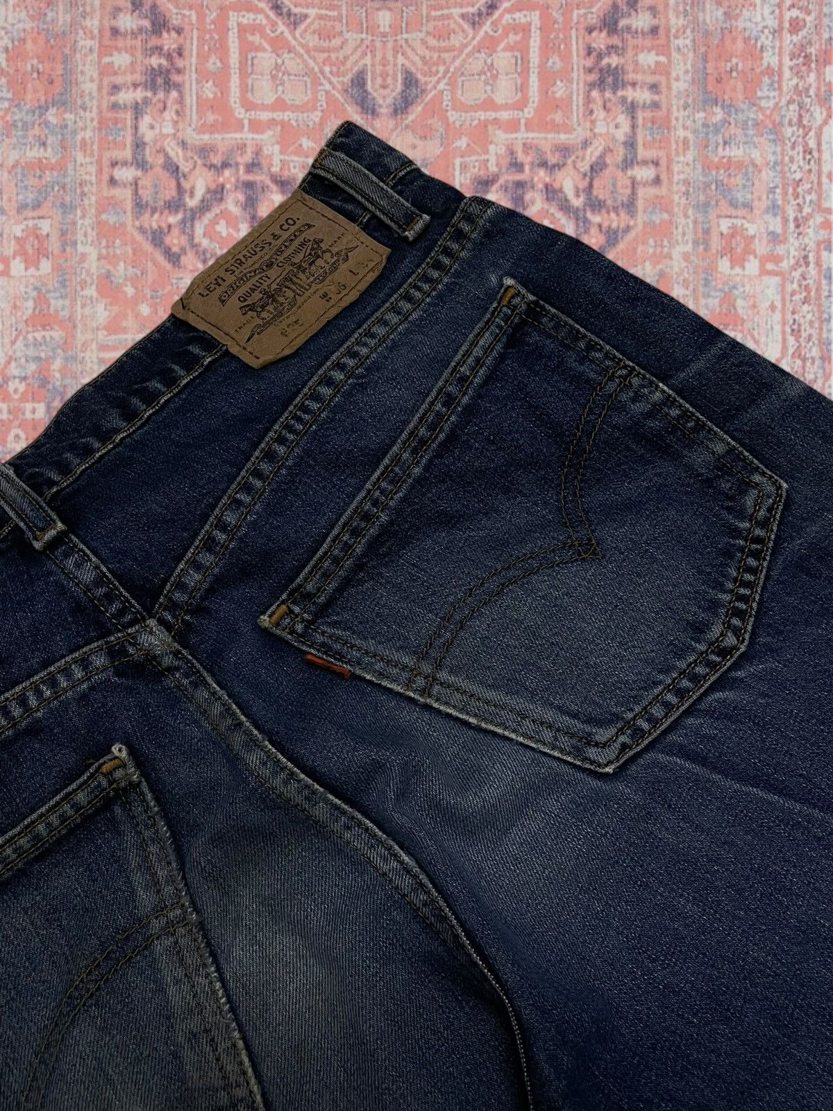 Levi's Vintage Clothing Vintage Rare Levis Strauss & Co 605 Orange Tab Distressed Size US 34 / EU 50 - 16 Thumbnail