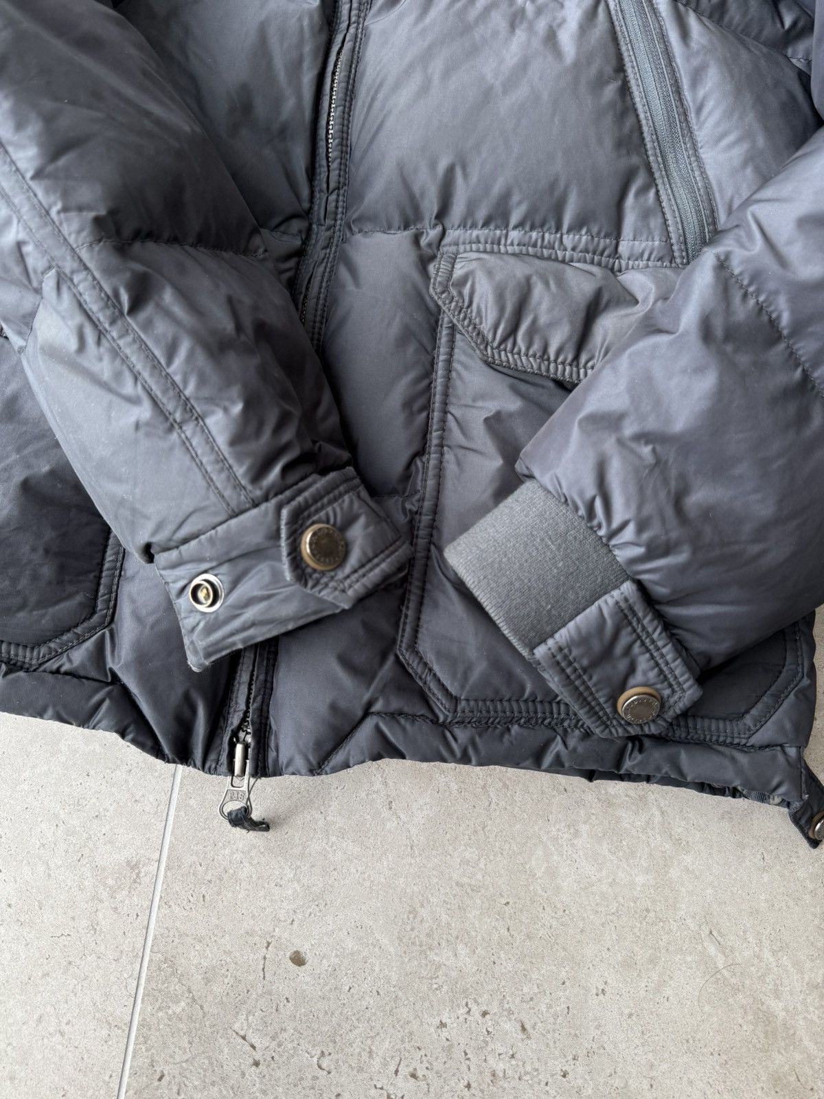 Parajumpers PARAJUMPERS PJS 895$ Down Navy Nylon Parka Jacket Size US M / EU 48-50 / 2 - 5 Thumbnail