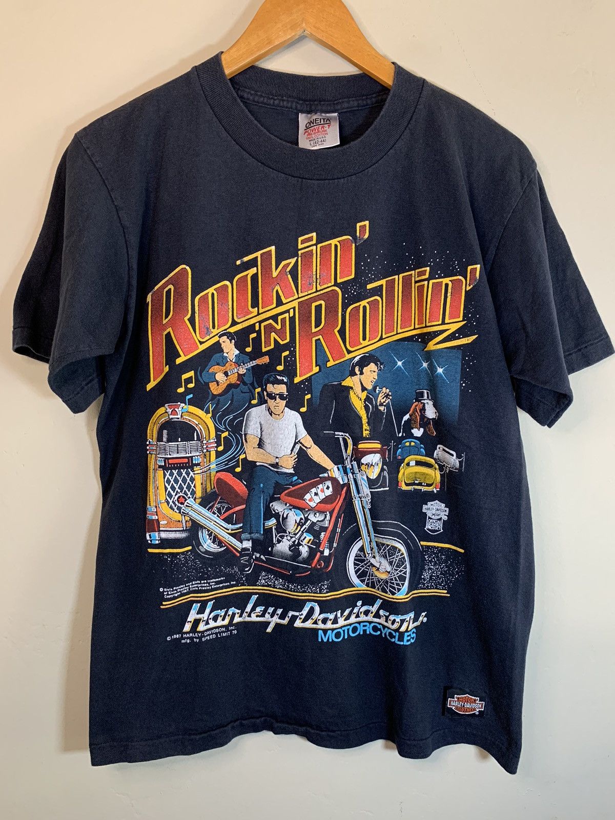 Harley Davidson × Vintage × Warner Bros *RARE* Vintage 80's Harley