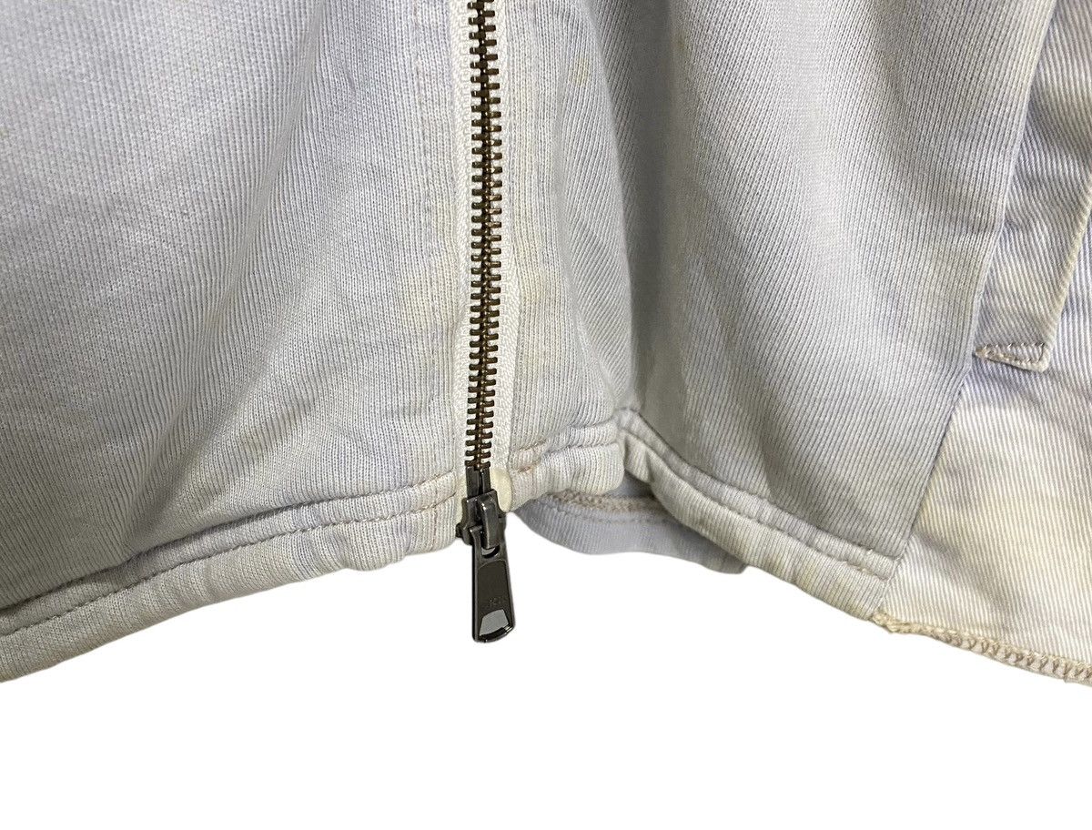Japanese Brand PPFM faded denim mix cotton hoodie jacket Size US M / EU 48-50 / 2 - 21 Thumbnail