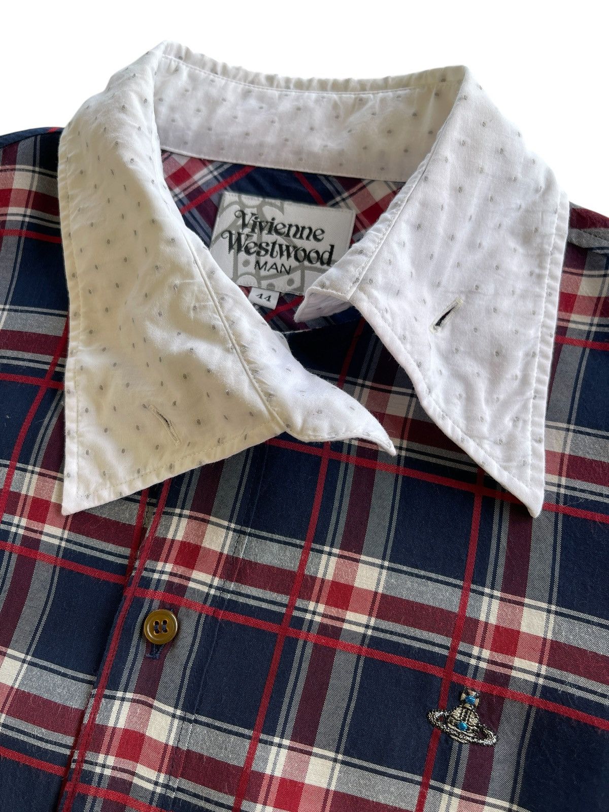 Vivienne Westwood Vivienne Westwood MAN Checked Shirt Size US S / EU 44-46 / 1 - 3 Thumbnail