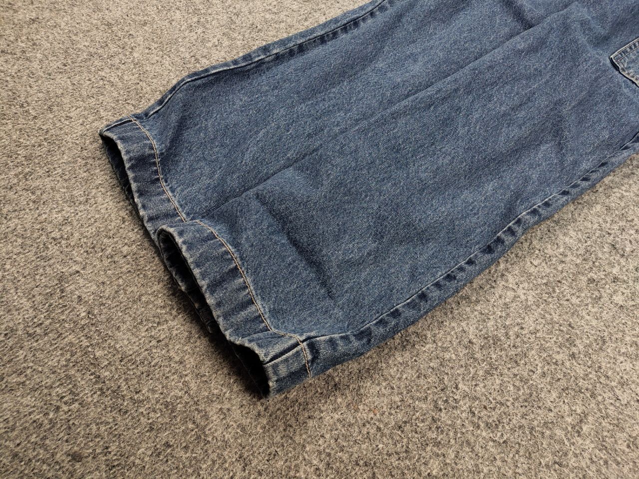 Japanese Brand Vintage 90's Japanese Baggy Denim Cargo Jeans Y2K Hype Style Size US 30 / EU 46 - 6 Thumbnail