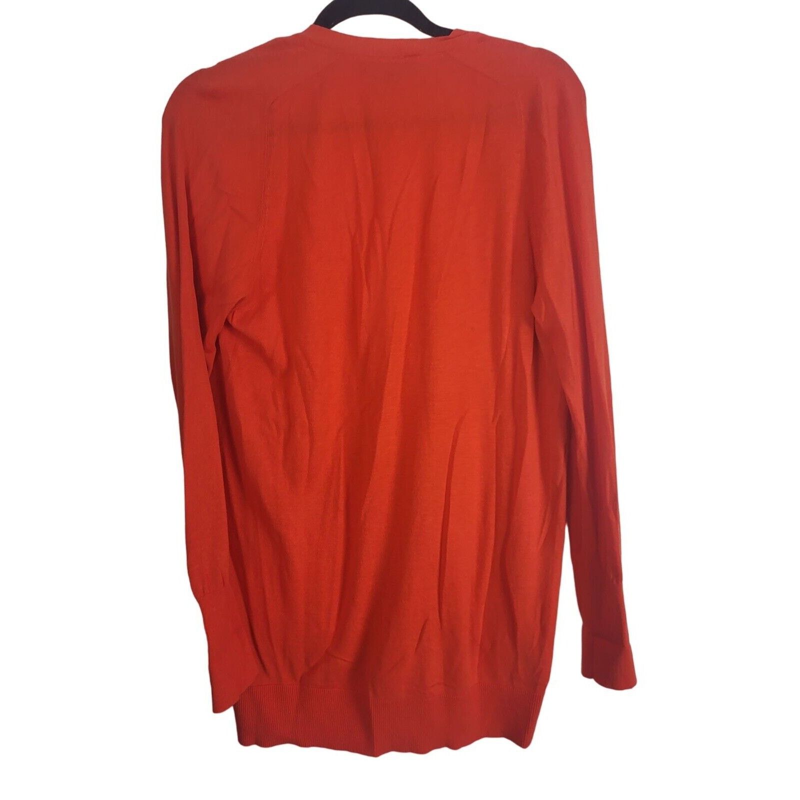 Tommy Bahama Tommy Bahama Cardigan S/P Womens Orange Long Sleeve Pockets Size S / US 4 / IT 40 - 8 Thumbnail