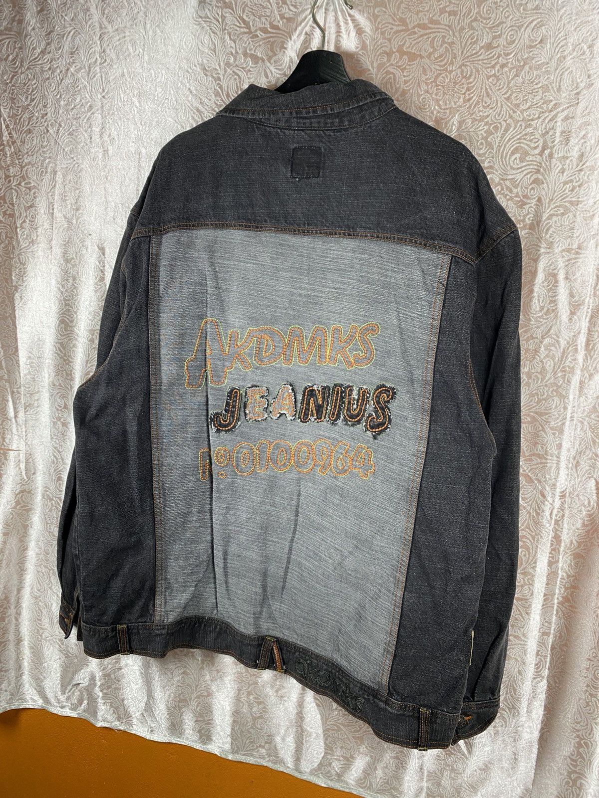 Akademiks Vintage Akademiks AKDMKS Denim Jacket Embroidered Hip Hop Size US XL / EU 56 / 4 - 13 Thumbnail