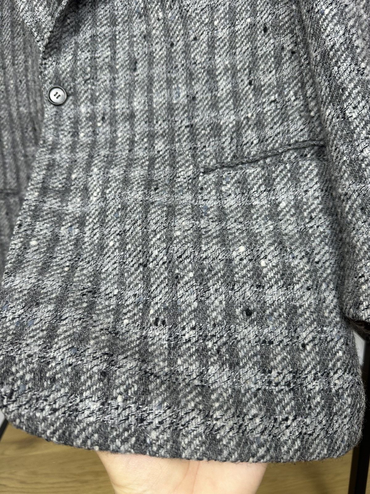 Hugo Boss Hugo Boss Wool Blazer 80's Vintage Made in West Germany Mens Size 54R - 5 Thumbnail